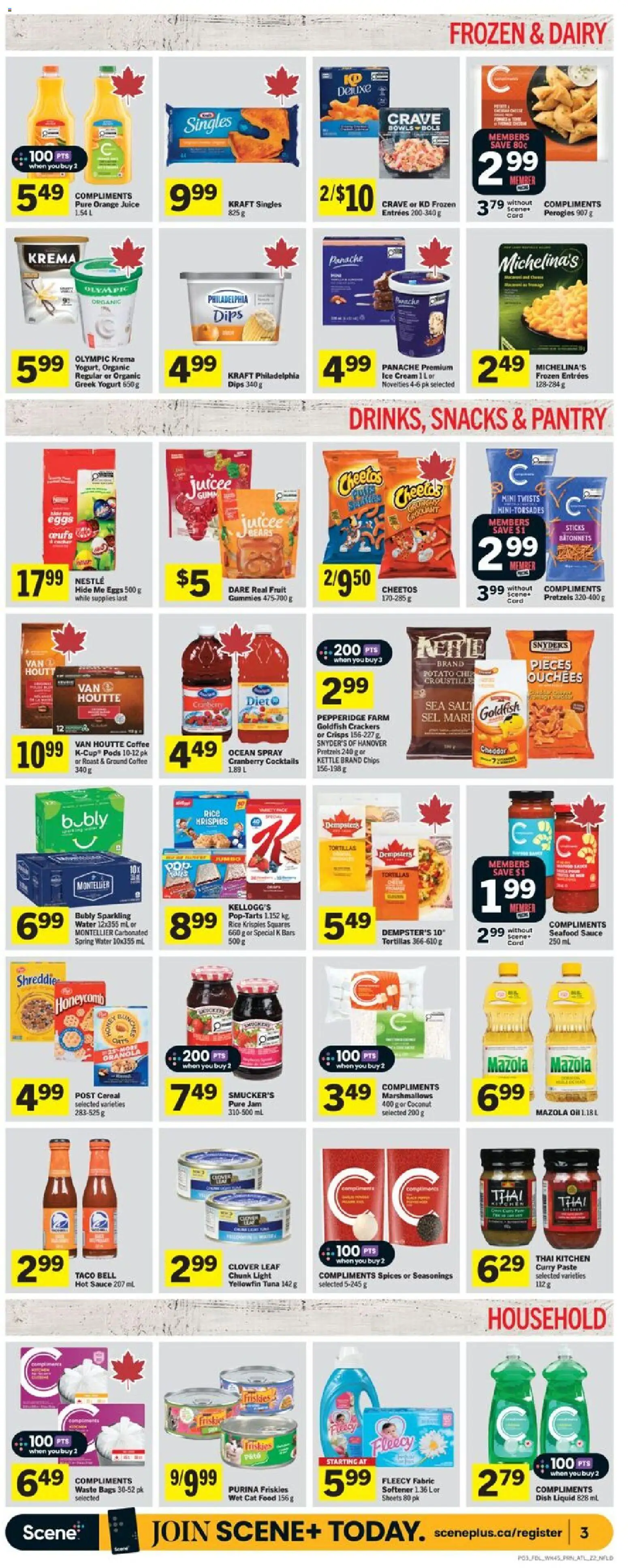 Foodland flyer valid from 05.03.2026 | Page: 4 | Products: Chips, Cream, Eggs, Coffee
