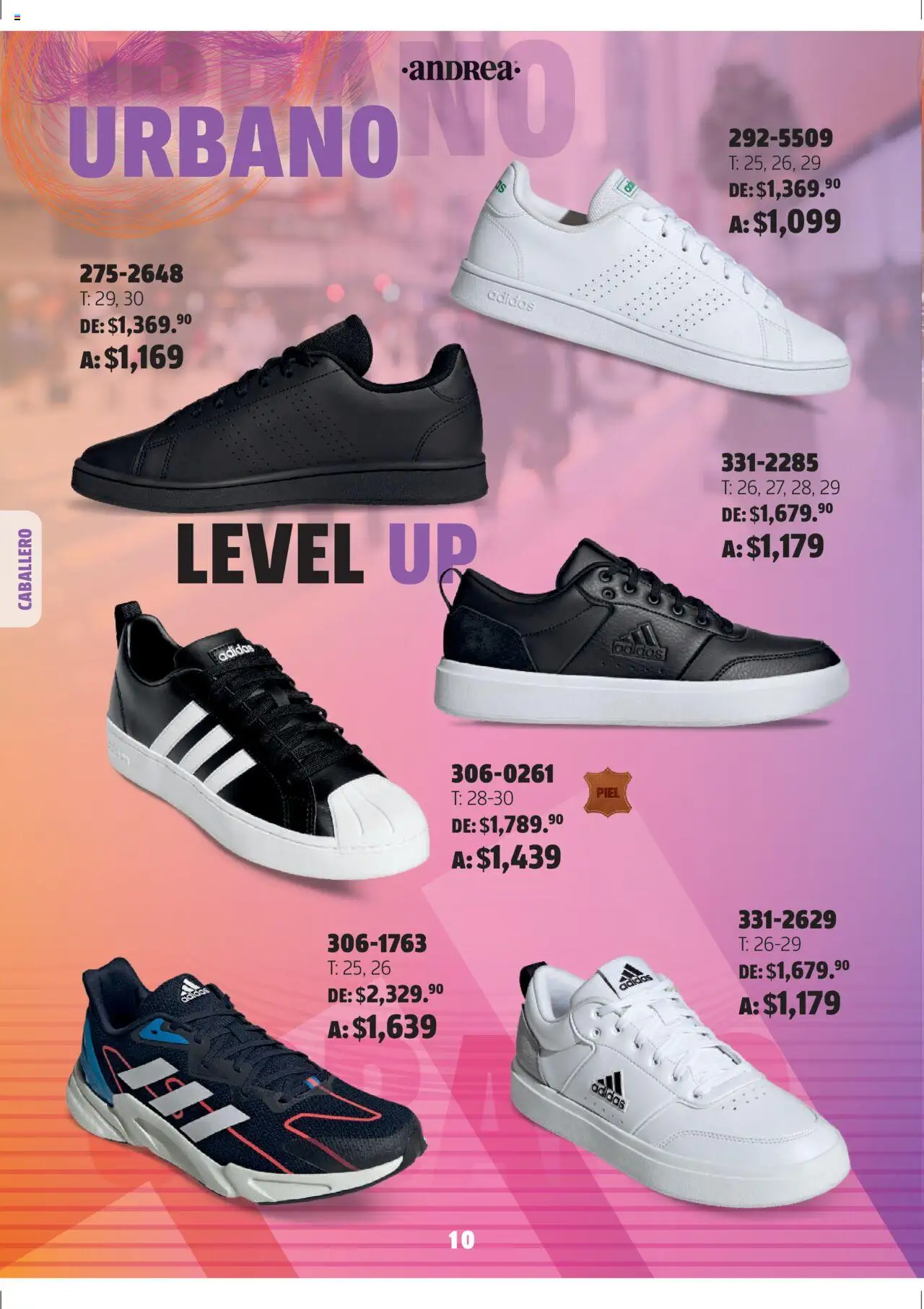 Nuevas ofertas de Andrea válidas en toda la República Mexicana desde el 03.08.2025. ¡Encuentra las mejores ofertas en Andrea - Catálogo Adidas Week! | Página: 10