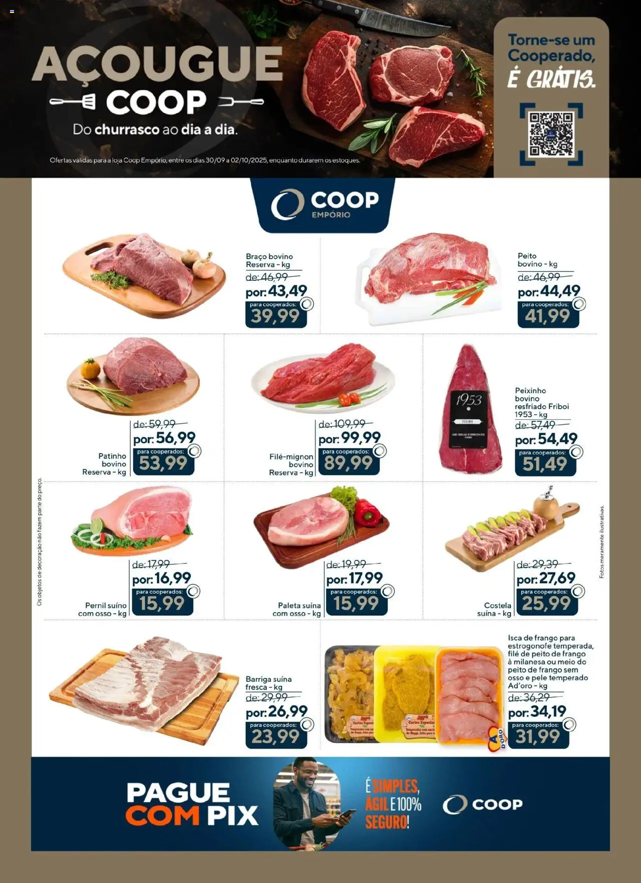 Coop Folheto - válido de 30.09.2025 | Página: 2 | Produtos: Pernil, Frango, Peito de frango