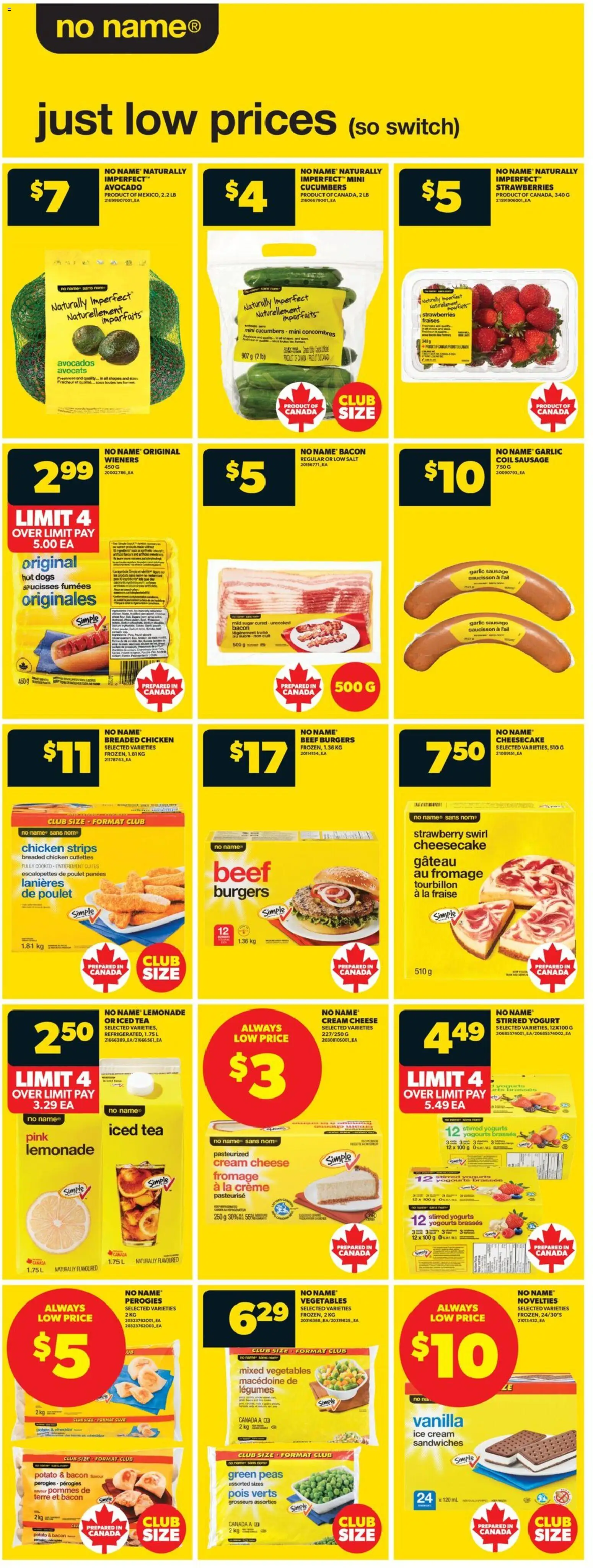 Real Canadian Superstore flyer valid from 01.01.2026 | Page: 8 | Products: Tea, Beef, Cream, Chicken