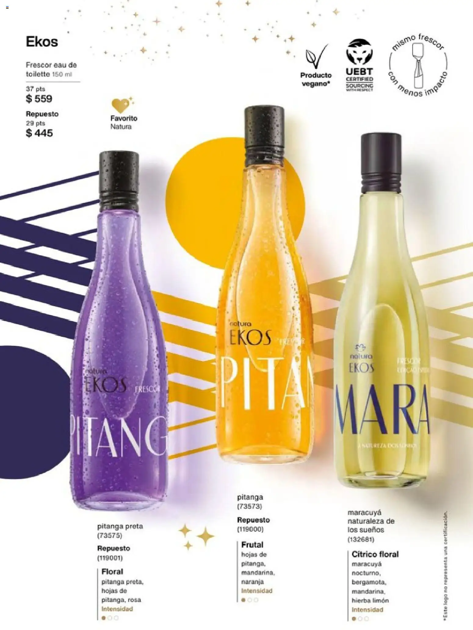 Nuevas ofertas de Natura válidas en toda la República Mexicana desde el 01.12.2025. ¡Encuentra las mejores ofertas en Natura campaña 18 2025! | Página: 59 | Productos: Limón, Eau de toilette