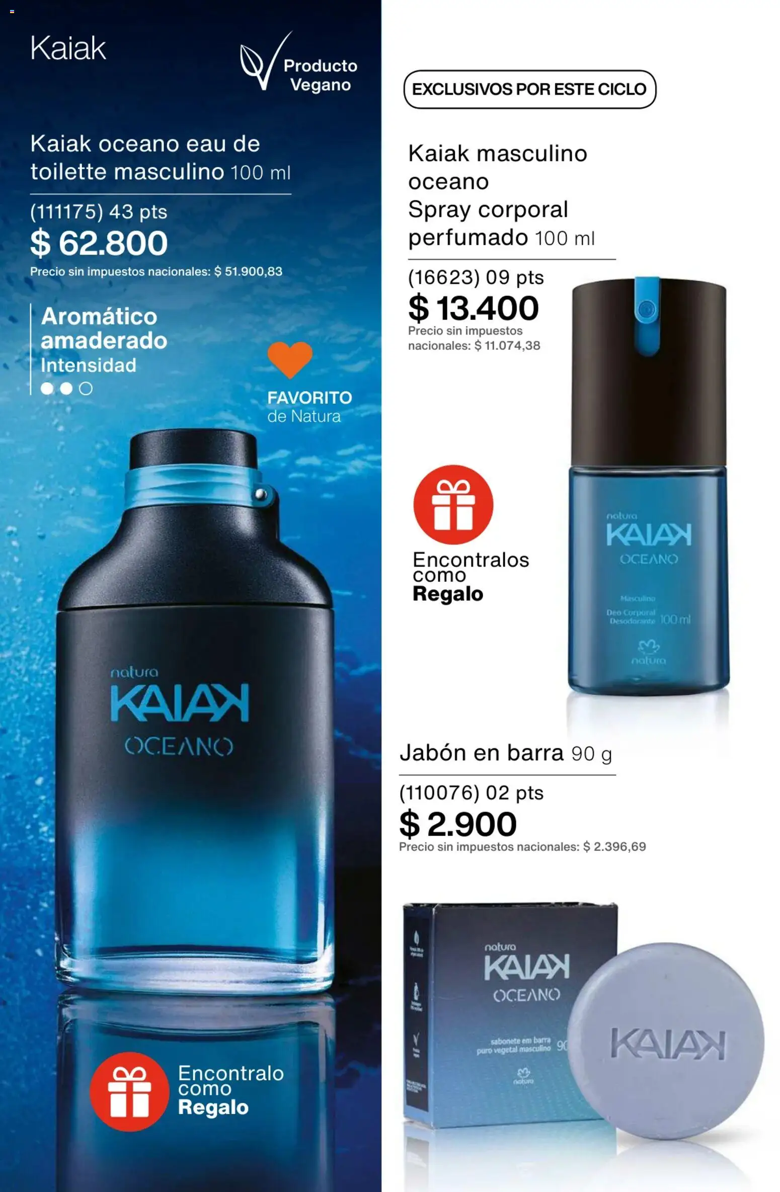 Catálogo Natura Ciclo 1/2026 │ válido desde el 06.01.2026 | Página: 82 | Productos: Eau de toilette, Jabón, Desodorante