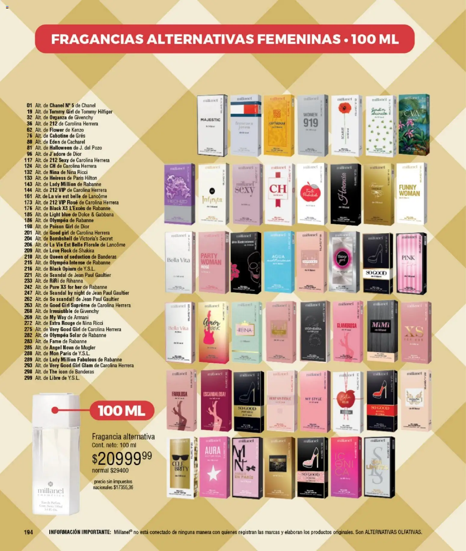 Millanel - Catálogo │ válido desde el 08.12.2025 | Página: 218 | Productos: Jean, Fragancia, Agua