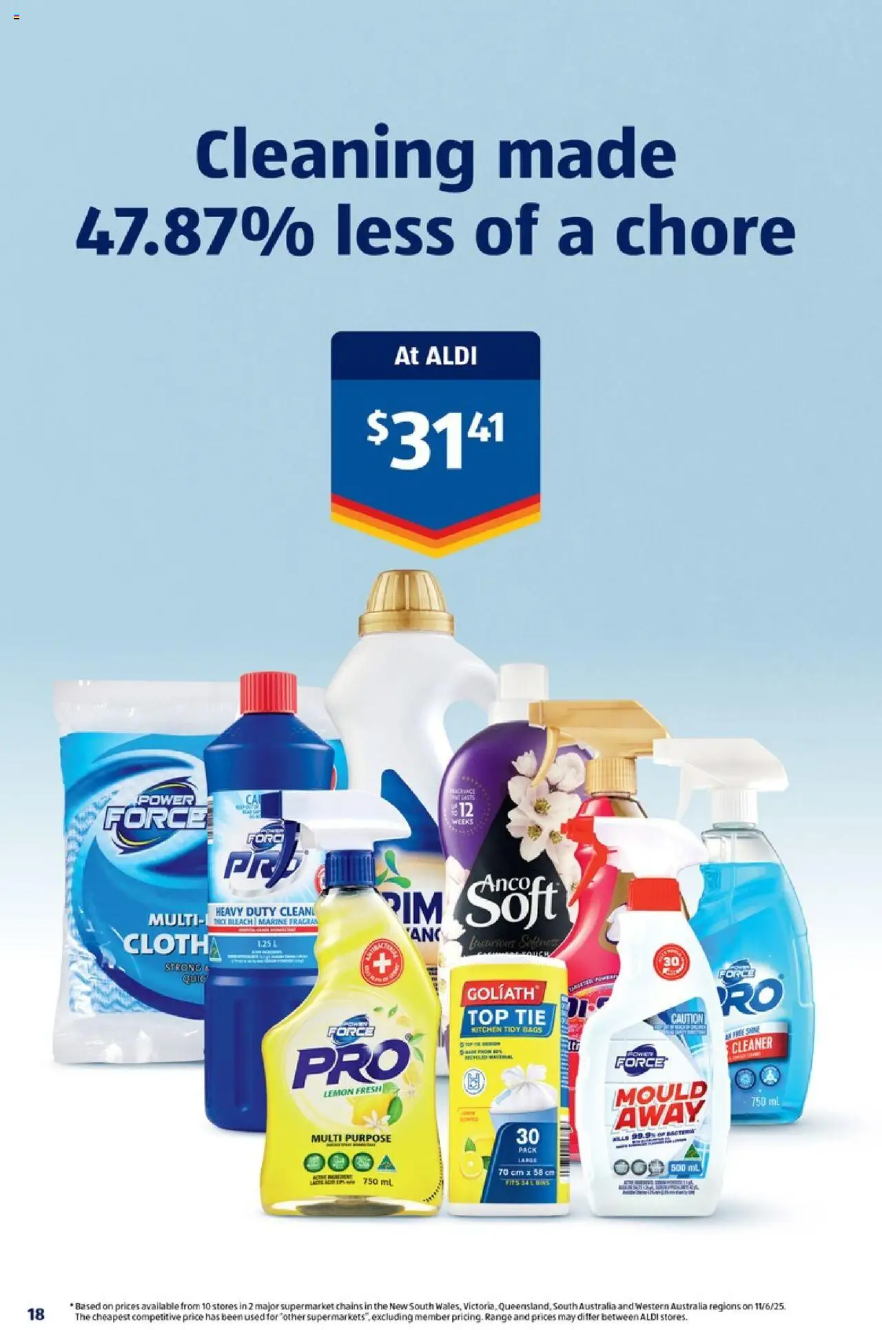 Aldi catalogue - valid from 02.07.2025 | Page: 18 | Products: Cleaner, Lemon, Tie