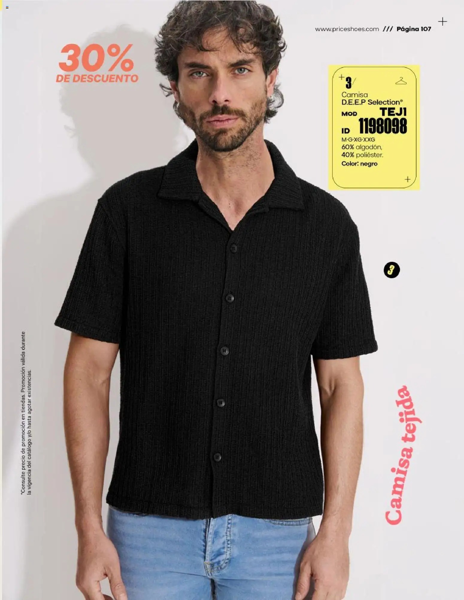 Nuevas ofertas de Price Shoes válidas en toda la República Mexicana desde el 23.01.2026. ¡Encuentra las mejores ofertas en Price Shoes catálogo Oportunidades! | Página: 107 | Productos: Camisa