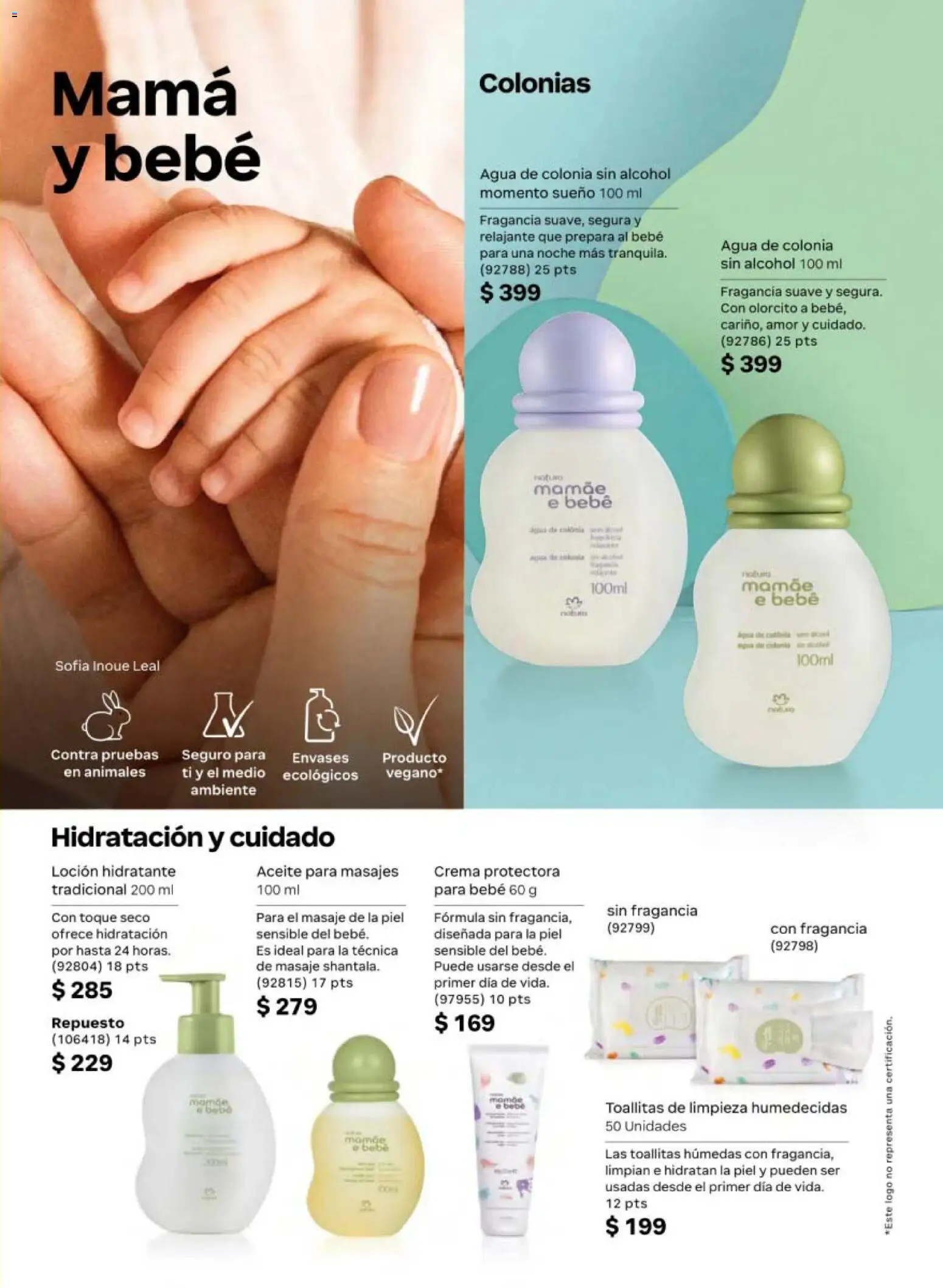 Nuevas ofertas de Natura válidas en toda la República Mexicana desde el 20.02.2026. ¡Encuentra las mejores ofertas en Natura campaña 4 2026! | Página: 145 | Productos: Crema, Toallitas húmedas, Aceite, Loción