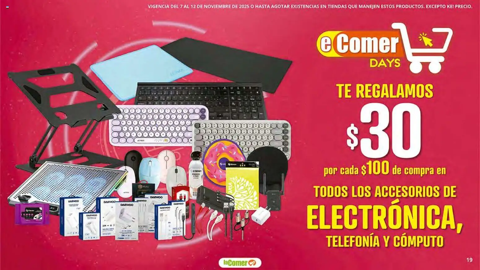 Nuevas ofertas de La Comer válidas en toda la República Mexicana desde el 07.11.2025. ¡Encuentra las mejores ofertas en La Comer folleto! | Página: 19 | Productos: Té