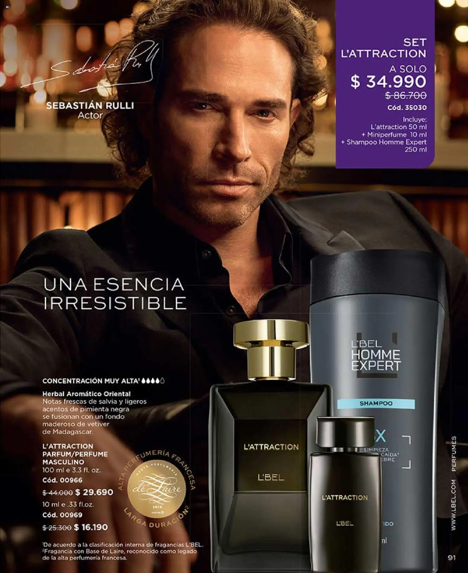 Catálogo L'Bel Campaña 5 │ válido desde el 01.03.2026 | Página: 91 | Productos: Pimienta, Fragancia, Base, Shampoo