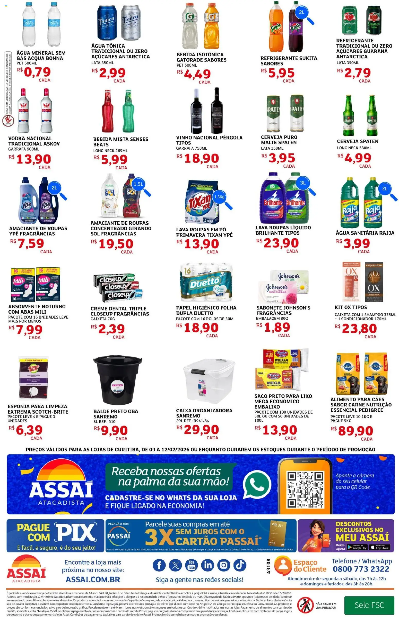 Assaí Atacadista Folheto - válido de 09.02.2026 | Página: 2