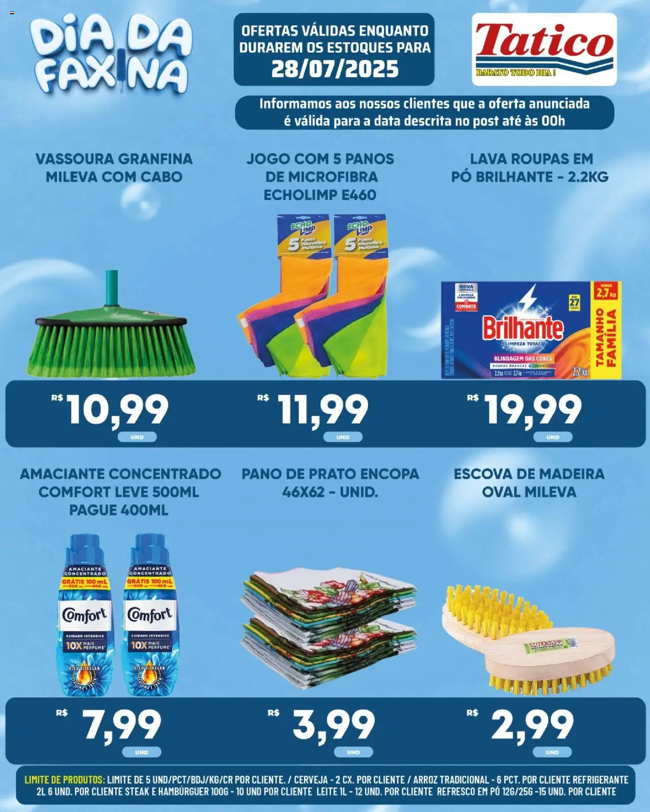 Tatico Folheto - válido de 28.07.2025 | Página: 21 | Produtos: Pó, Óleo, Cerveja, Vassoura
