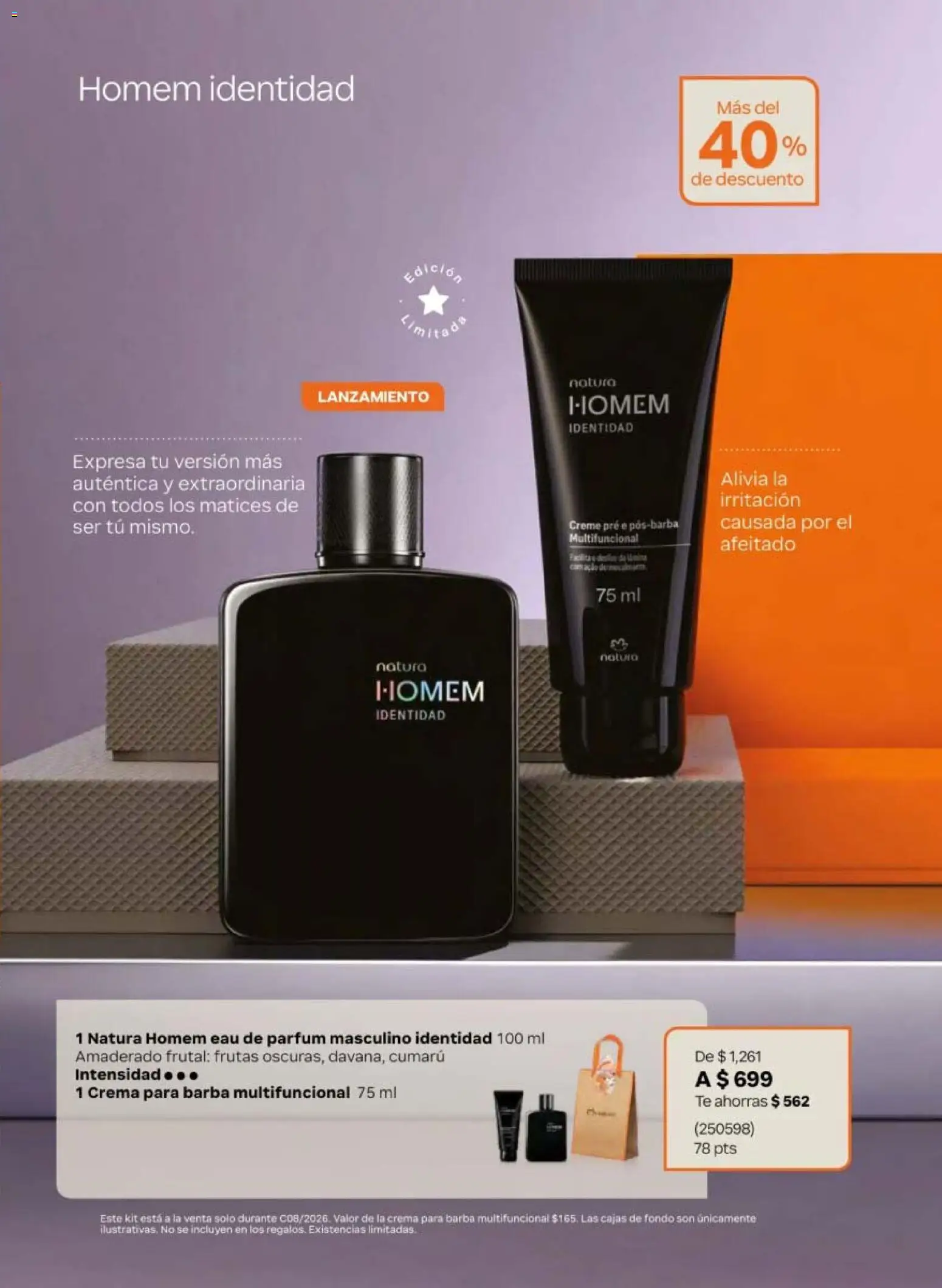 Nuevas ofertas de Natura válidas en toda la República Mexicana desde el 08.05.2026. ¡Encuentra las mejores ofertas en Natura campaña 8 2026! | Página: 9 | Productos: Crema, Té