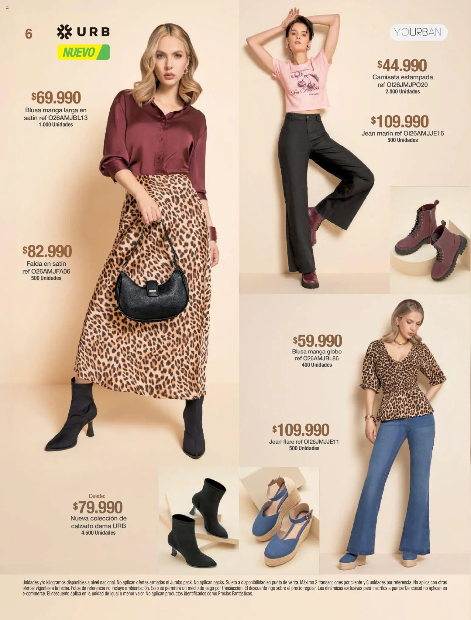 Jumbo revista - valida desde el 23.04.2026 | Página: 6 | Productos: Jean, Sobre, Camiseta, Blusa