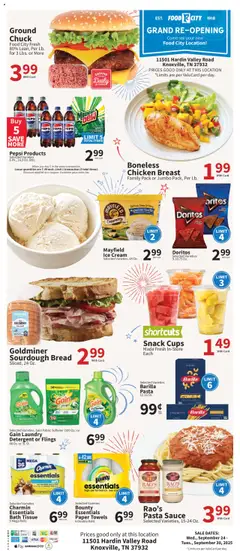Preview of Food City weekly ads valid from 24.09.2025