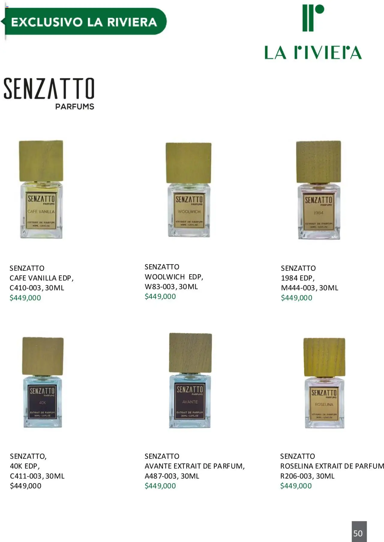 La riviera revista - valida desde el 01.10.2025 | Página: 50 | Productos: Café