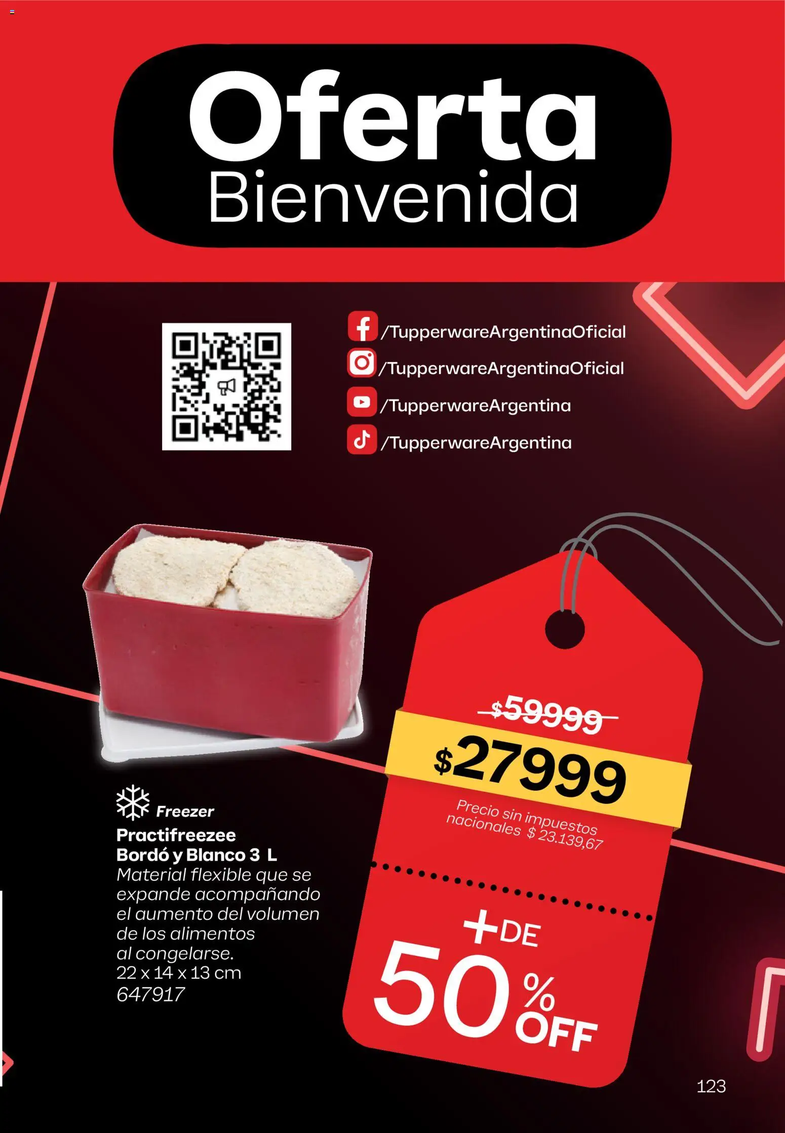 Tupperware Black Friday │ válido desde el 27.11.2025 | Página: 124 | Productos: Flexible, Freezer