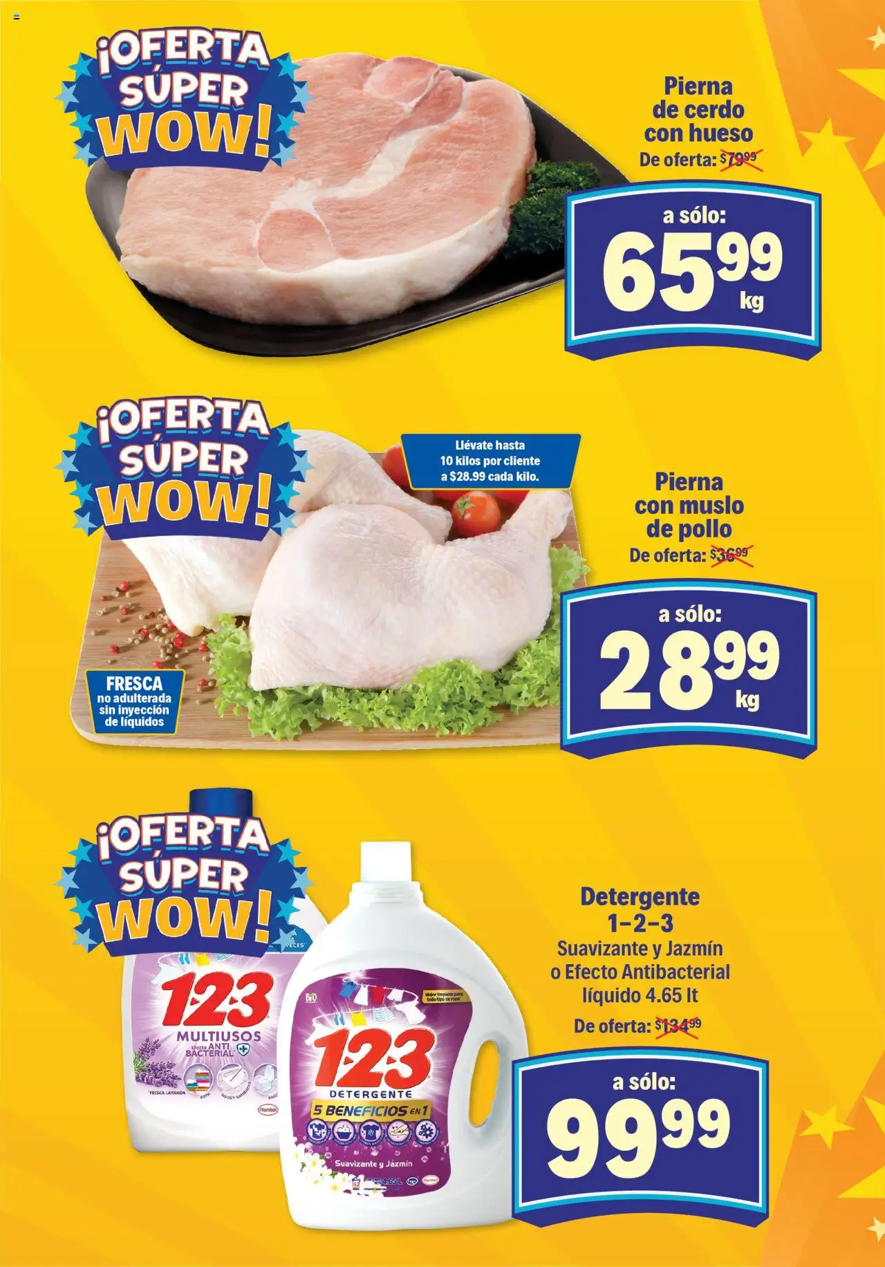 Nuevas ofertas de S-Mart válidas en toda la República Mexicana desde el 21.10.2025. ¡Encuentra las mejores ofertas en S-Mart folleto Ofertas de Feria Juárez! | Página: 1 | Productos: Pollo, Detergente, Cerdo, Suavizante