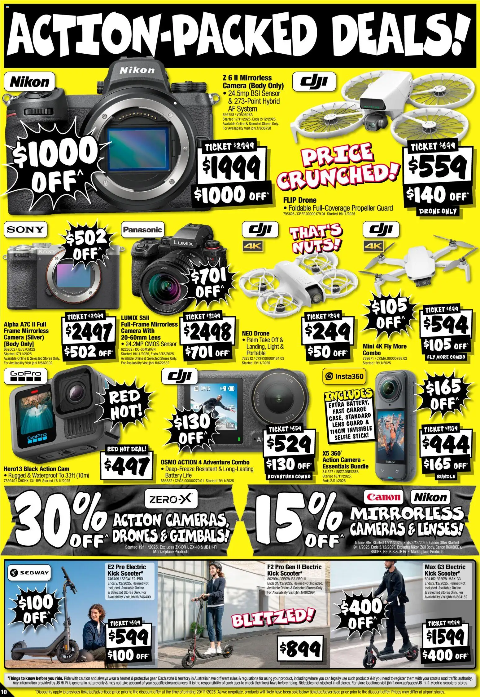 JB Hi-Fi catalogue - valid from 28.11.2025 | Page: 10 | Products: Battery, Light, Camera, Portable
