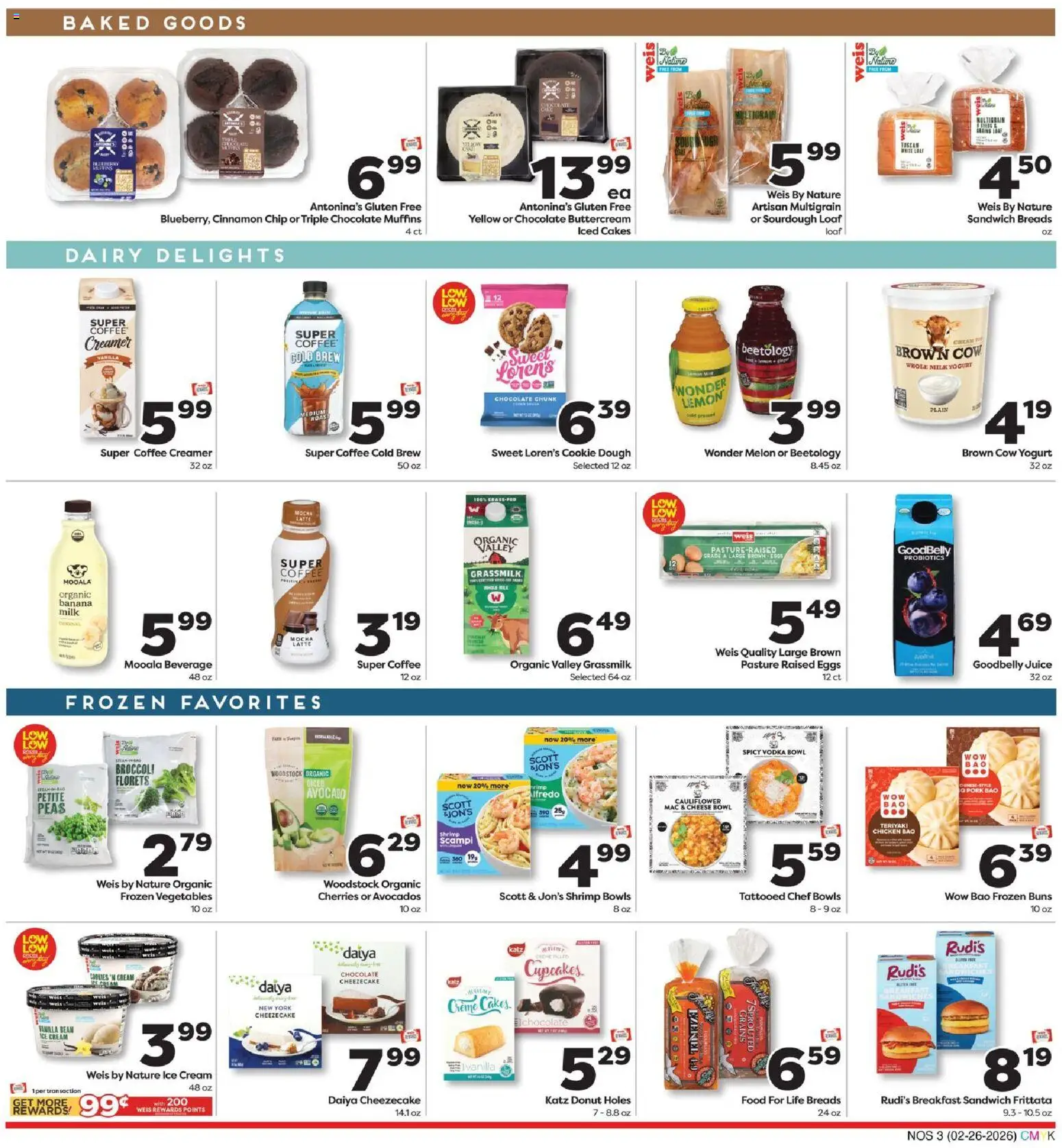 Weis Natural Living - valid from 26.02.2026 | Page: 3 | Products: Eggs, Juice, Vodka, 2人掛けソファ