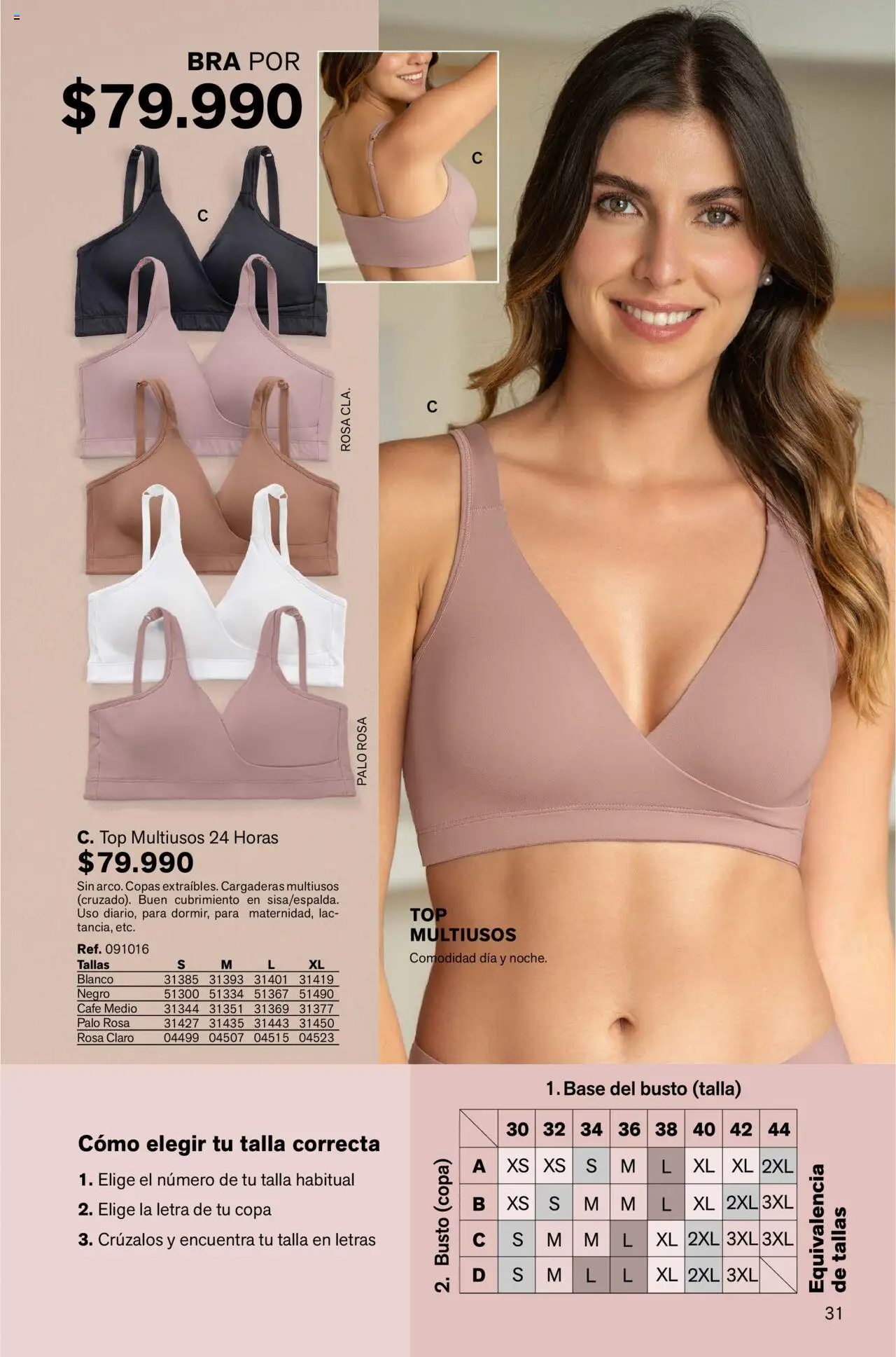 Leonisa revista - valida desde el 04.08.2025 | Página: 31 | Productos: Top, Café