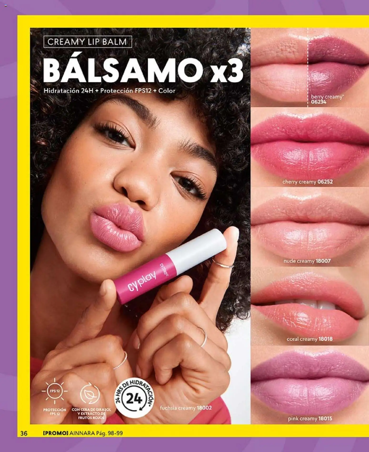 Catálogo CyZone Campaña 2 │ válido desde el 16.01.2026 | Página: 36 | Productos: Bálsamo, Cera