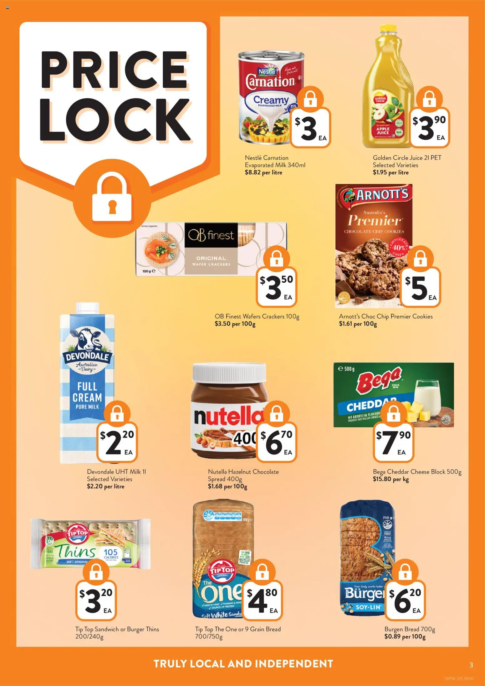 Foodworks catalogue - valid from 12.11.2025 | Page: 3 | Products: Crackers, Cheese, Chocolate, Cream