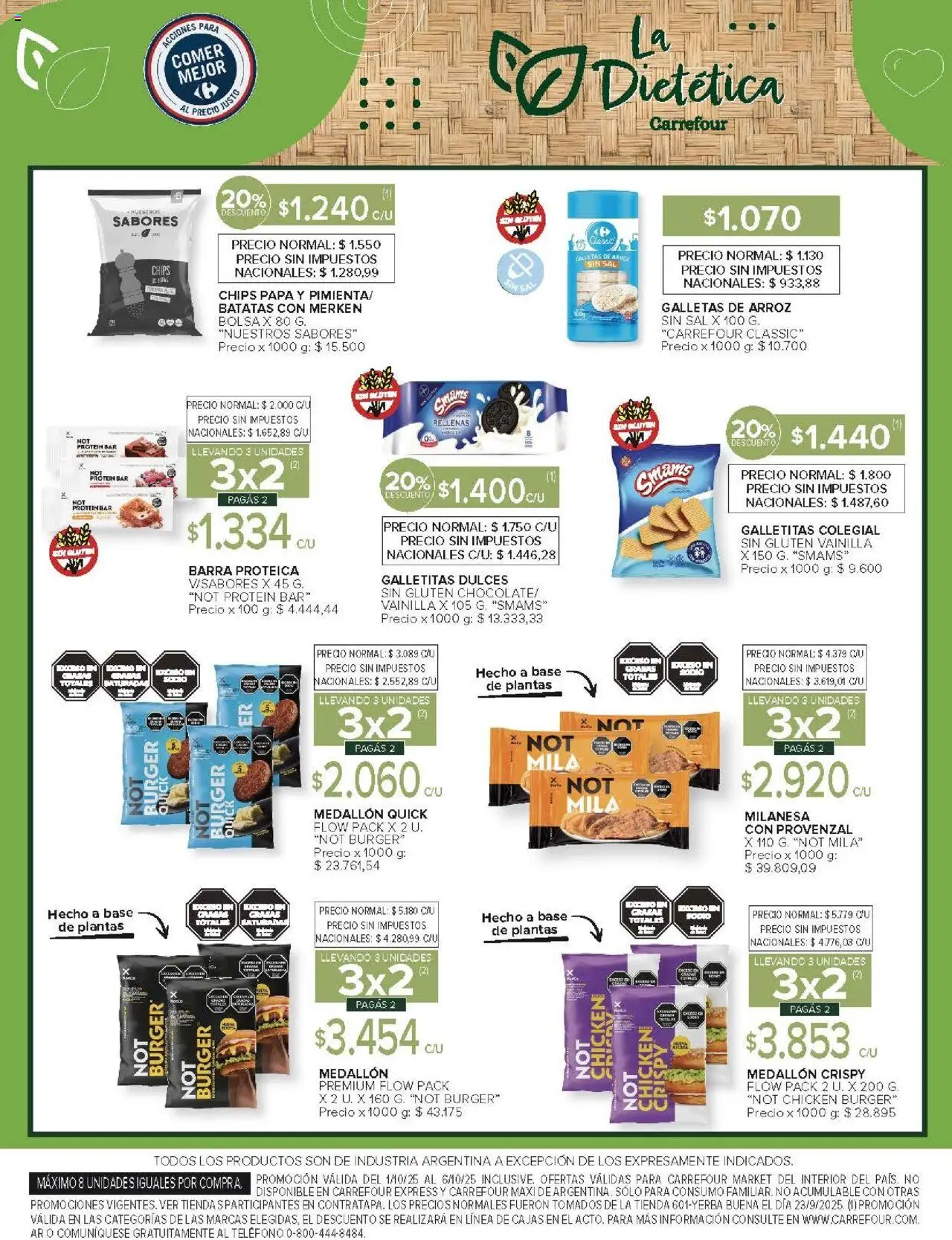 Carrefour - Ofertas - Catamarca │ válido desde el 01.10.2025 | Página: 48 | Productos: Teléfono, Milanesa, Papa, Galletas