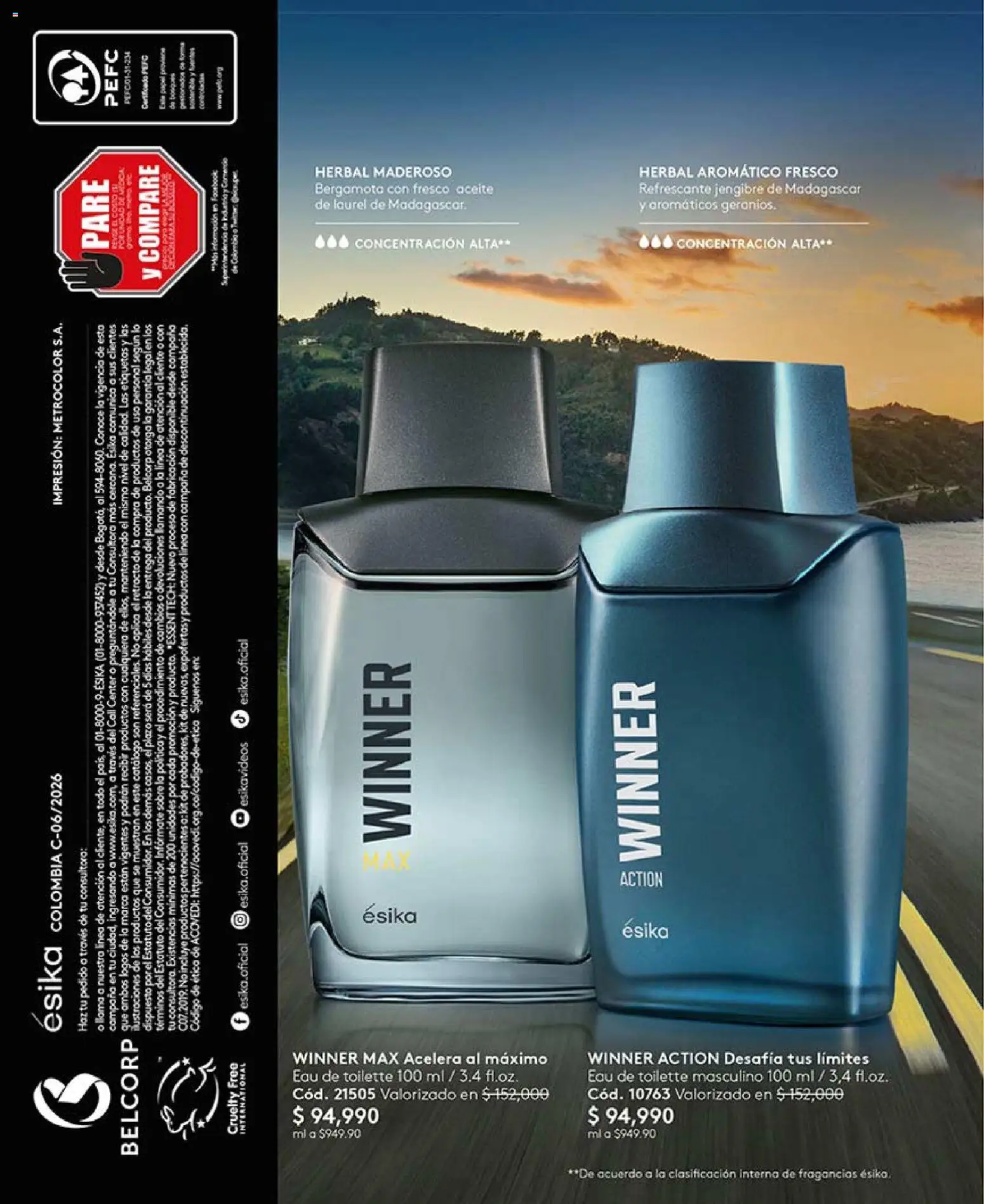 Ésika revista - valida desde el 03.04.2026 | Página: 148 | Productos: Sobre, Eau de toilette, Aceite