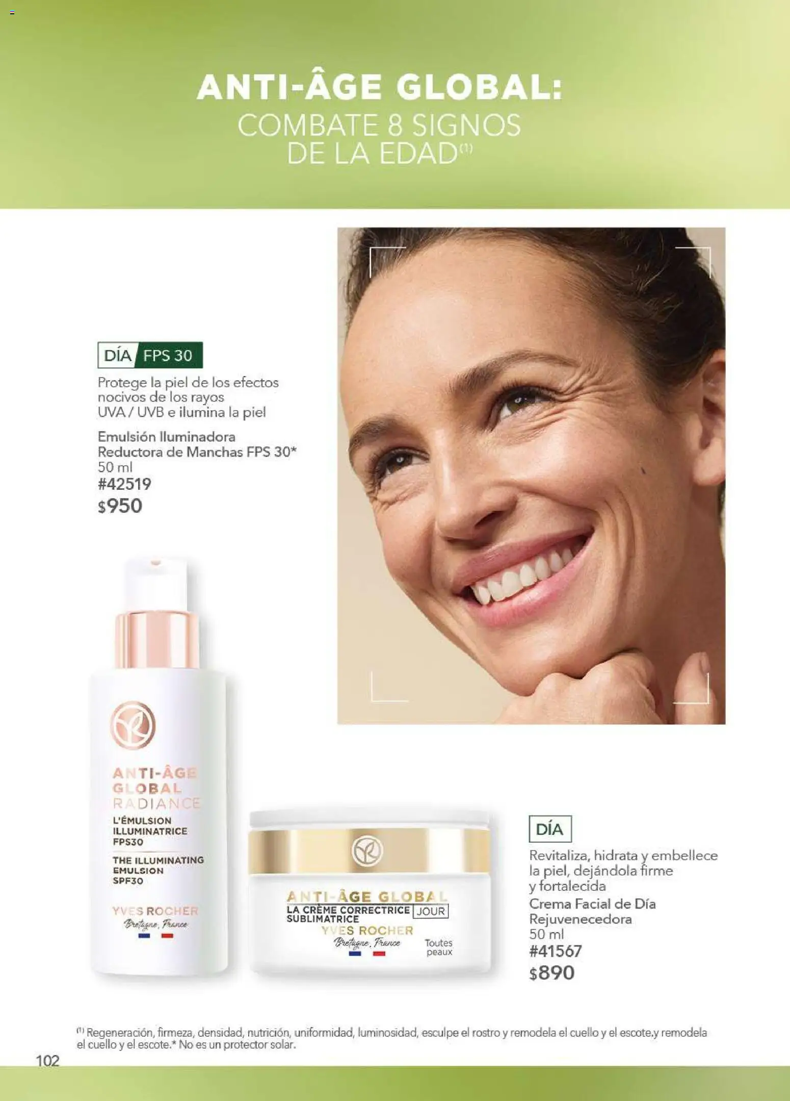 Nuevas ofertas de Yves Rocher válidas en toda la República Mexicana desde el 09.12.2025. ¡Encuentra las mejores ofertas en Yves Rocher campaña 17 2025! | Página: 104 | Productos: Crema, Emulsión, Uva