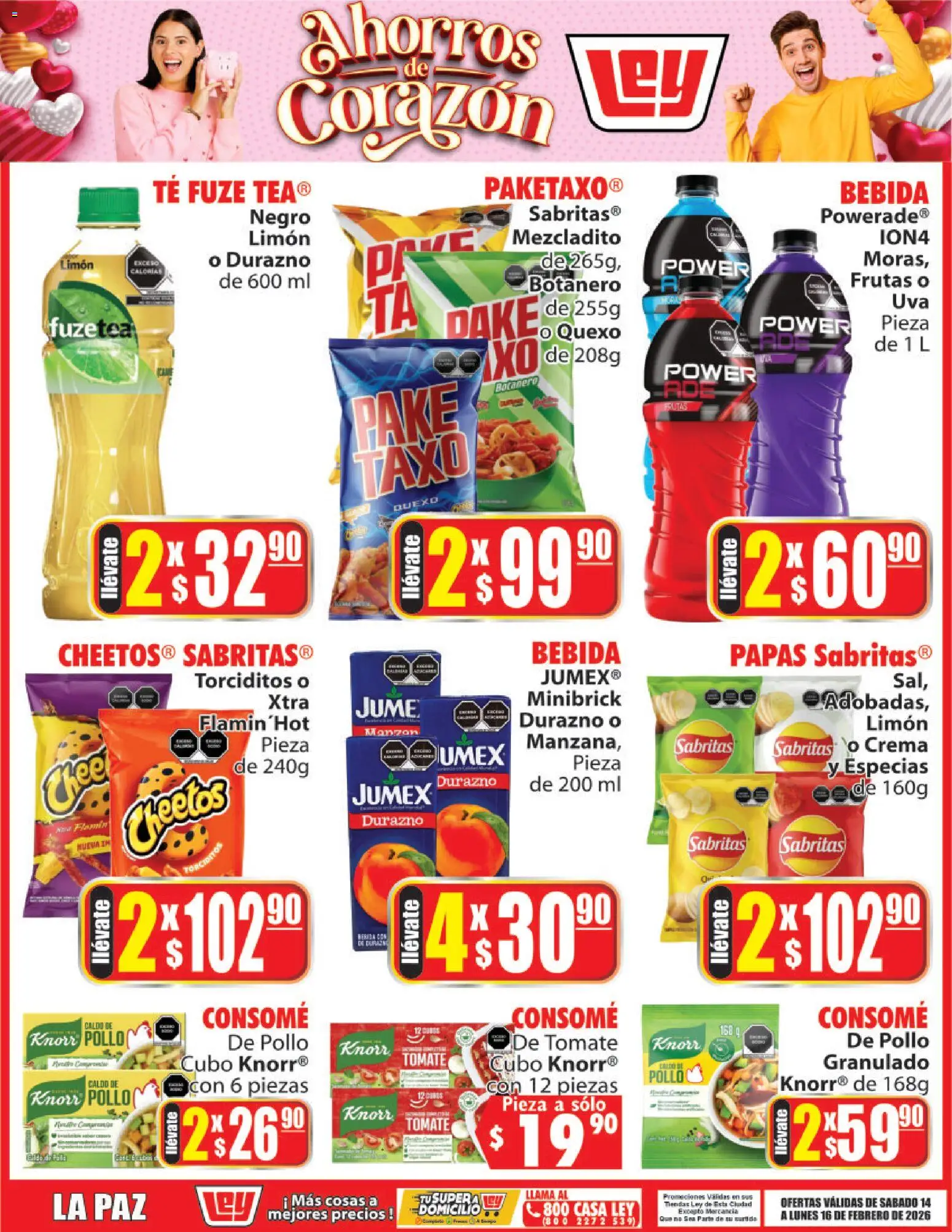 Nuevas ofertas de Casa Ley válidas en toda la República Mexicana desde el 14.02.2026. ¡Encuentra las mejores ofertas en Casa Ley folleto Ahorros de Corazón! | Página: 11