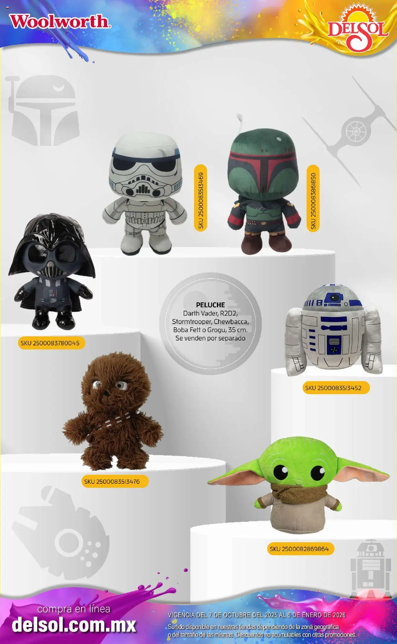 Nuevas ofertas de Del Sol y Woolworth válidas en toda la República Mexicana desde el 07.10.2025. ¡Encuentra las mejores ofertas en Del Sol y Woolworth - Catálogo Castillo Del Juguete! | Página: 239