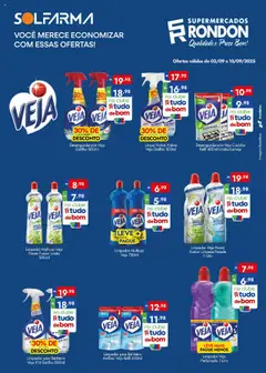 Supermercados Rondon - Ofertas Solfarma - Pré-Visualização do folheto da loja Supermercados Rondon, válido de 02.09.2025