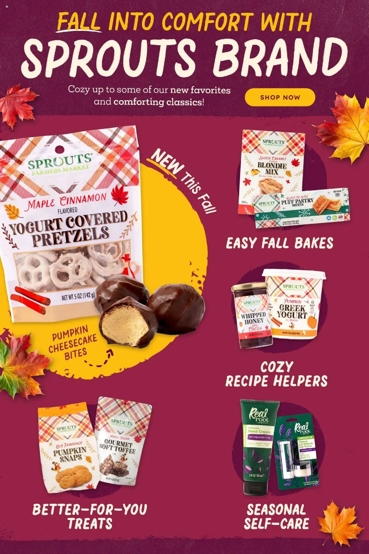 Sprouts Weekly Ad - valid from 15.10.2025 | Page: 8 | Products: Yogurt, Hand cream, Pumpkin, Cheesecake