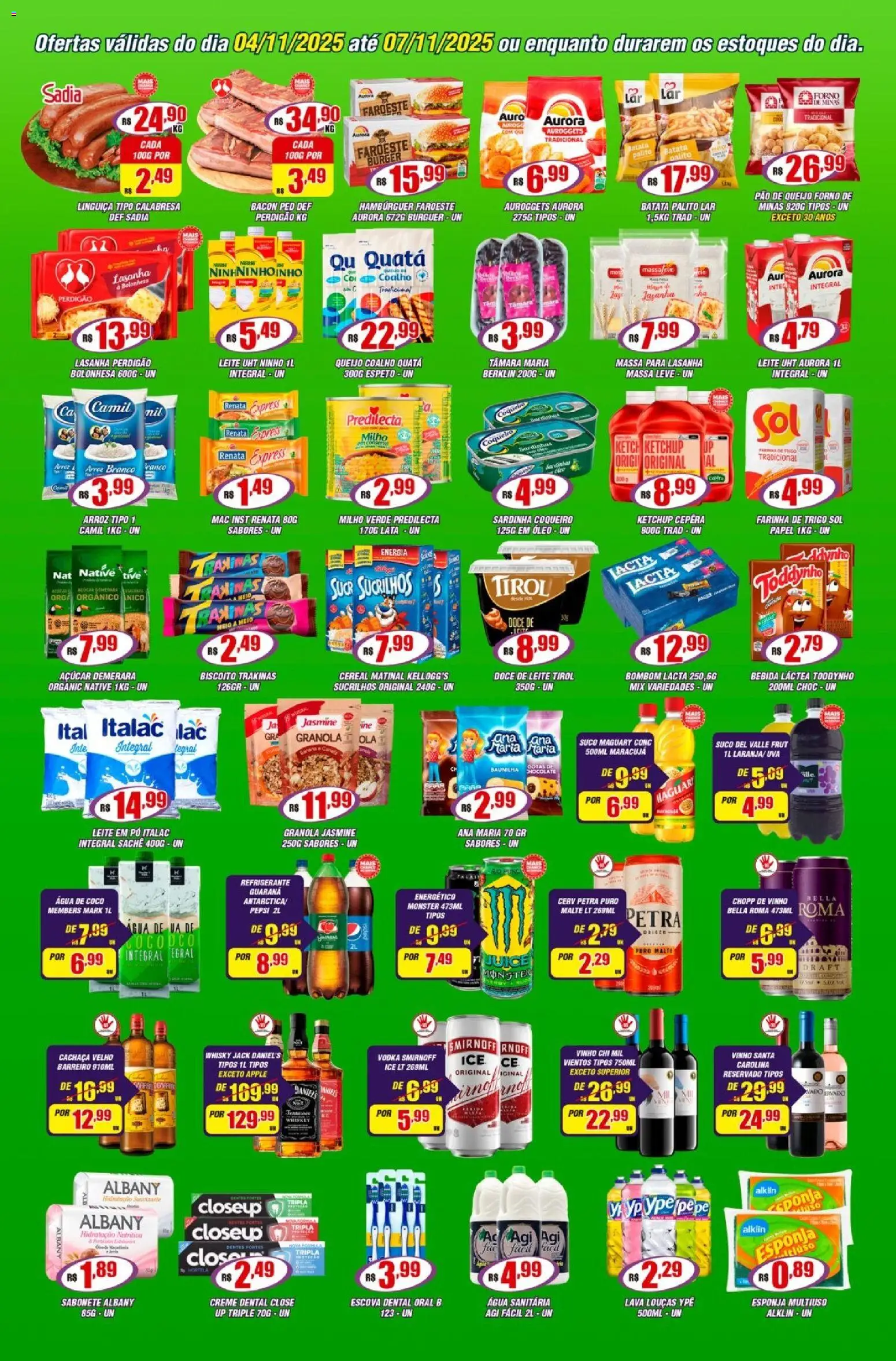 Violeta Supermercados Folheto - válido de 04.11.2025 | Página: 4 | Produtos: Queijo, Óleo, Sucrilhos, Sardinha