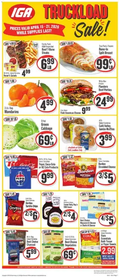 Preview of IGA weekly ads valid from 15.04.2026