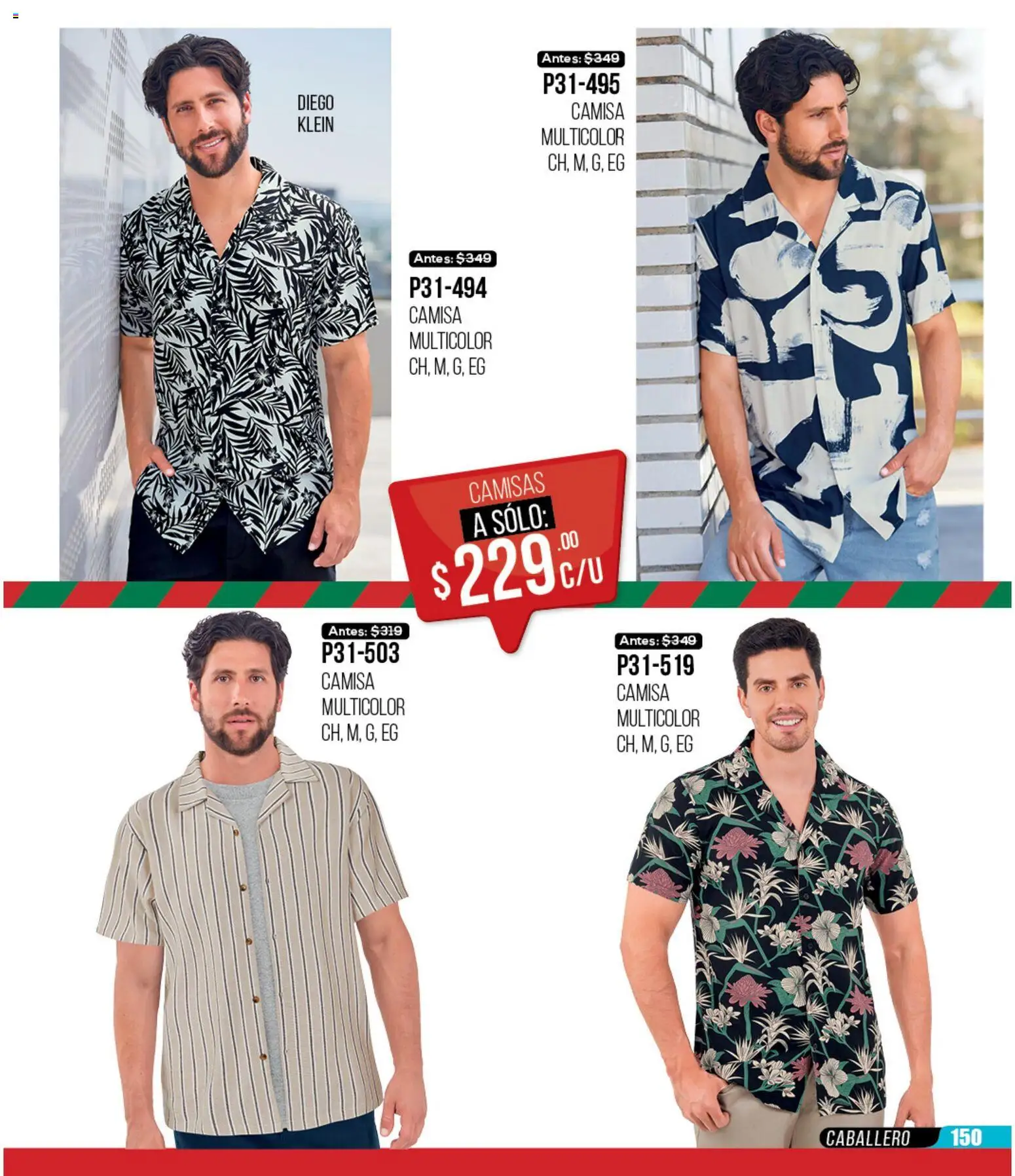 Nuevas ofertas de Cklass válidas en toda la República Mexicana desde el 30.11.2025. ¡Encuentra las mejores ofertas en Cklass catálogo Rebajas Navideñas Ropa! | Página: 151 | Productos: Camisa