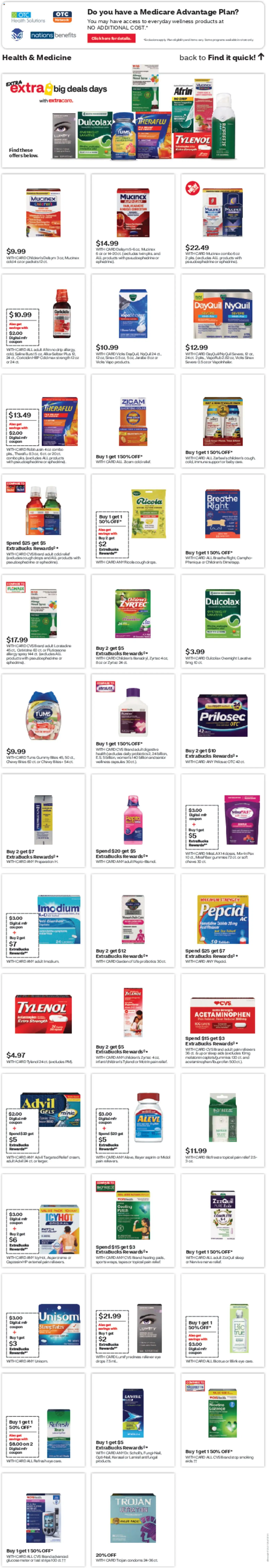 CVS Pharmacy Weekly Ad - valid from 11.01.2026 | Page: 6 | Products: Probiotics, Glucose, Pads, Tablet