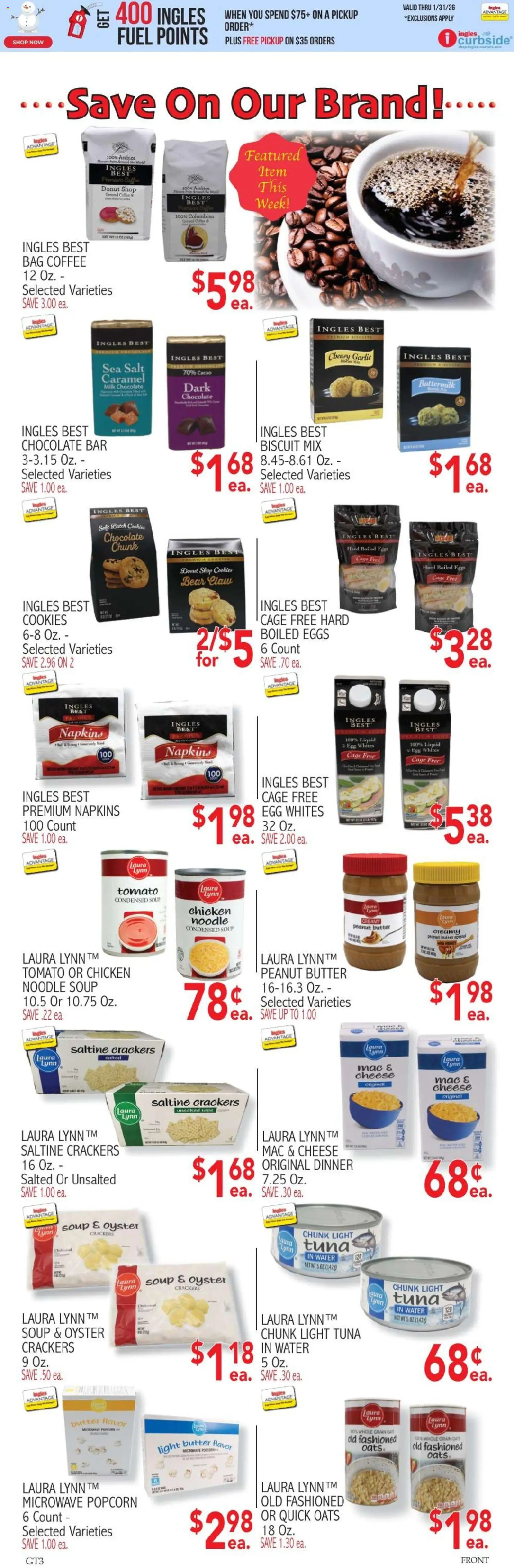 Ingles - Weekly flyer - valid from 21.01.2026 | Page: 7 | Products: Butter, Cheese, Water, Salt