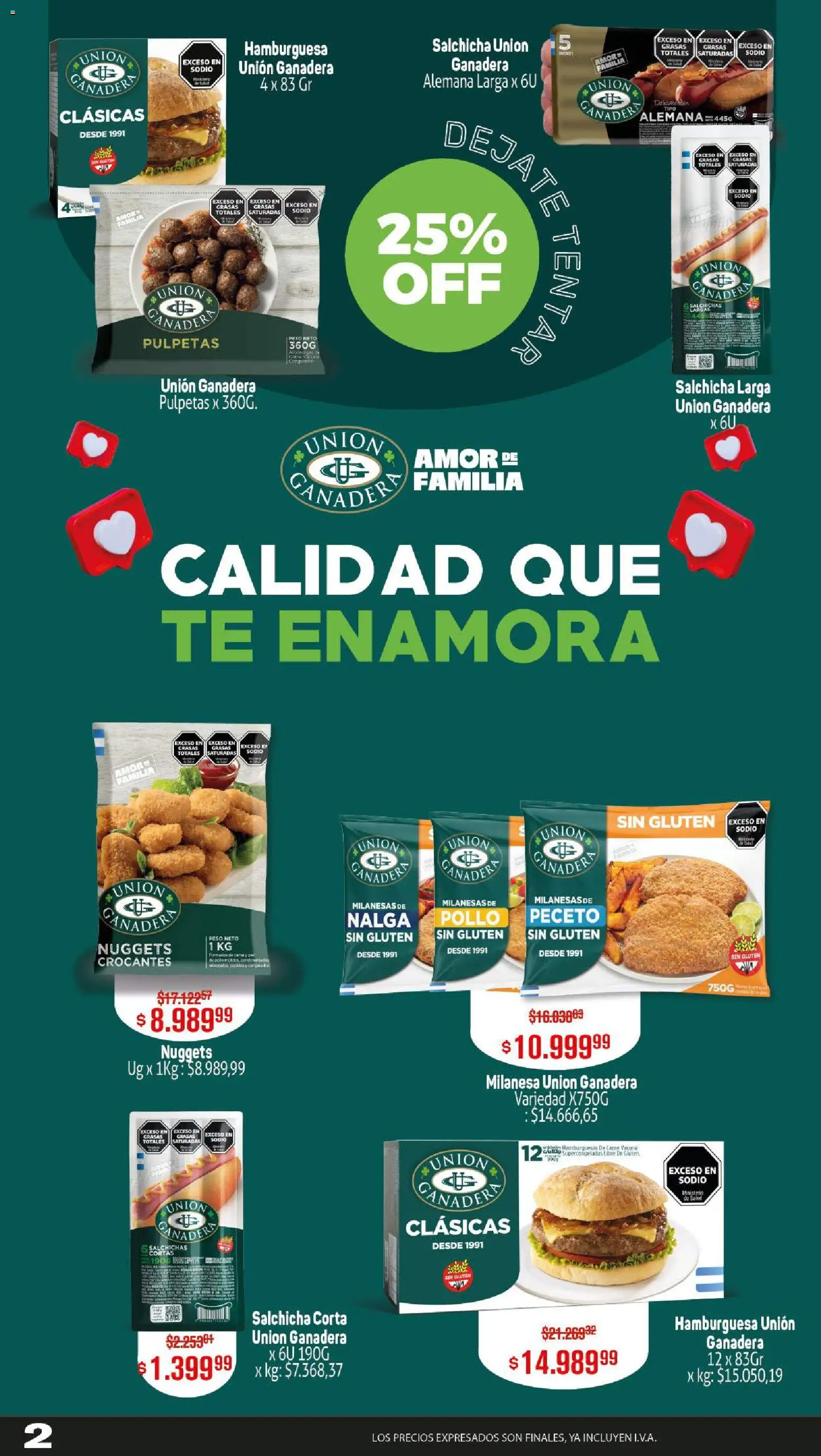 Makro ofertas │ válido desde el 13.11.2025 | Página: 2 | Productos: Peso, Pollo, Milanesa, Té