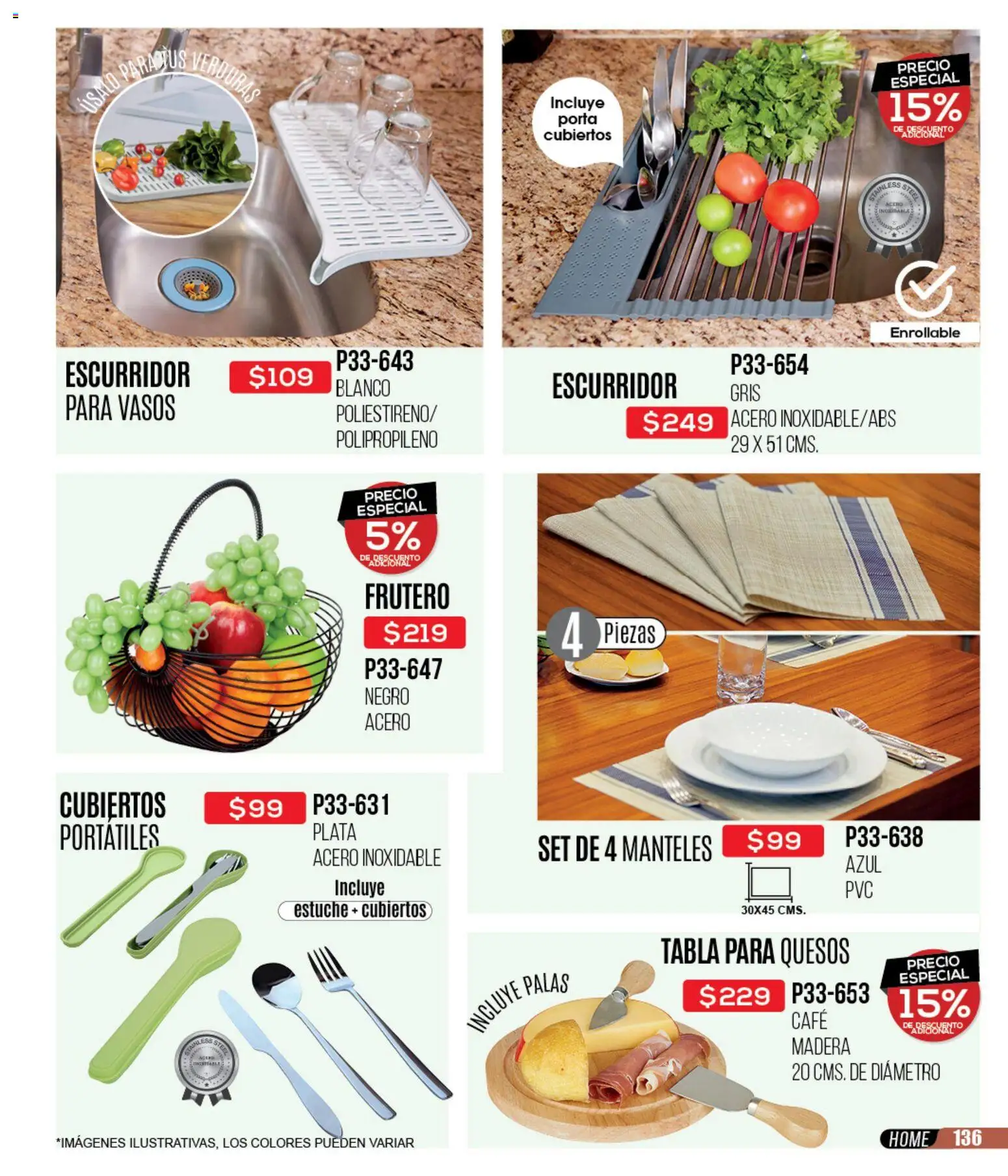 Nuevas ofertas de Cklass válidas en toda la República Mexicana desde el 15.12.2025. ¡Encuentra las mejores ofertas en Cklass catálogo Rebajas fin de año ropa! | Página: 137 | Productos: Frutero, Café, Estuche, Vasos