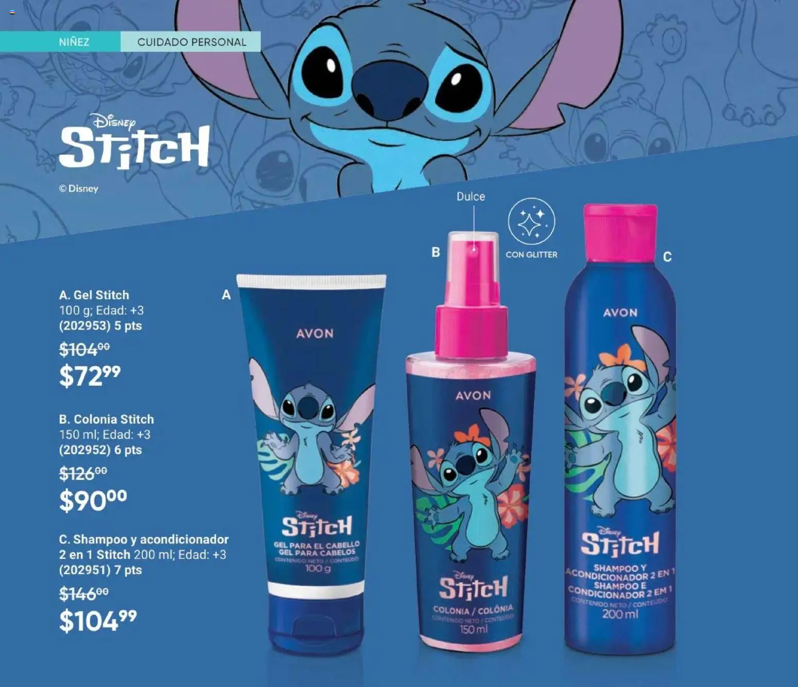 Nuevas ofertas de AVON válidas en toda la República Mexicana desde el 24.04.2026. ¡Encuentra las mejores ofertas en AVON Casa & Estilo 7 2026! | Página: 60 | Productos: Glitter, Acondicionador