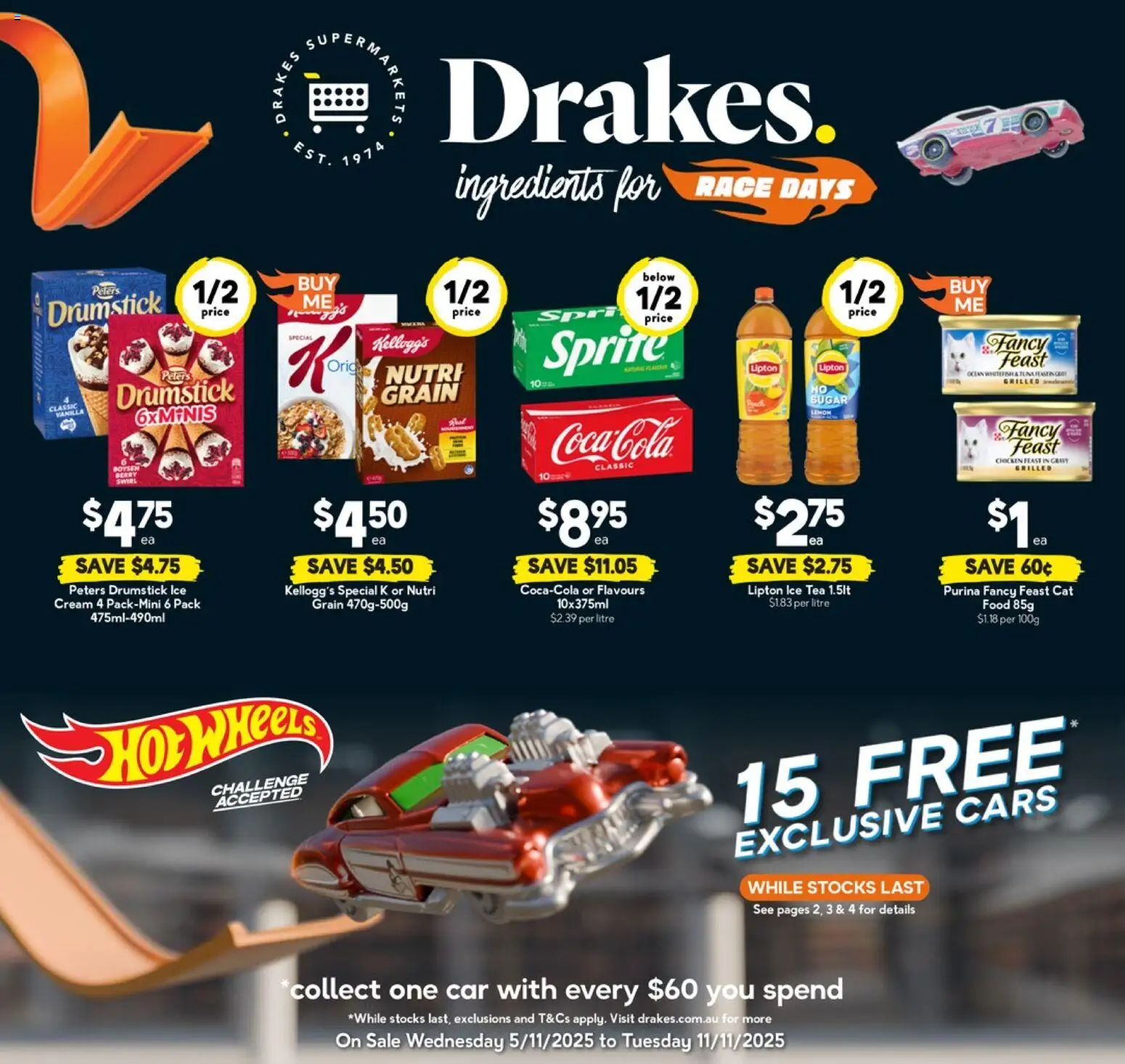 Drakes catalogue - valid from 05.11.2025 | Page: 1 | Products: Tea, Cream, Sugar