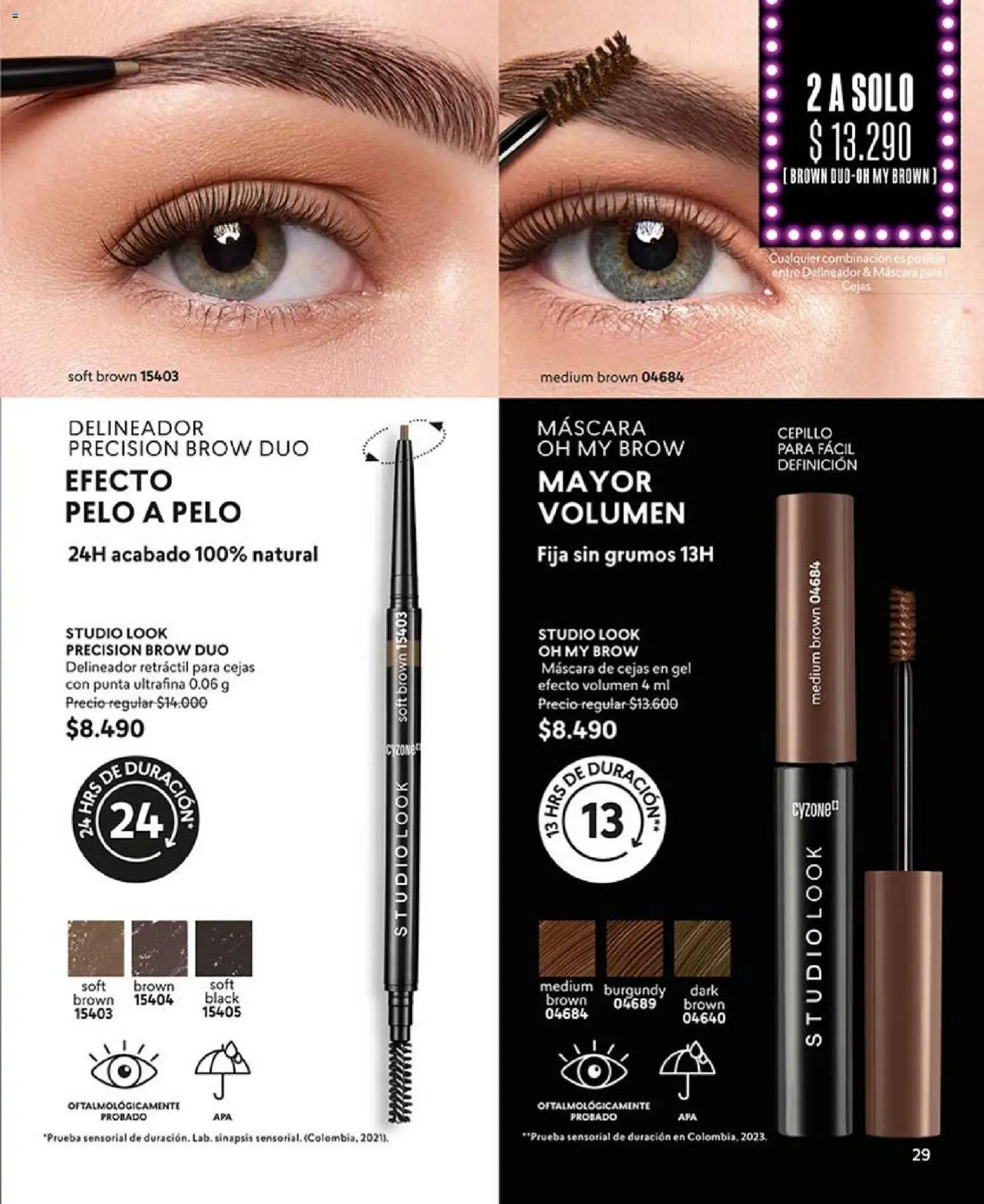 Catálogo CyZone Campaña 2 │ válido desde el 16.01.2026 | Página: 29 | Productos: Cepillo, Máscara, Delineador