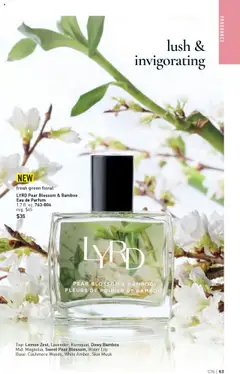 Avon Brochure - valid from 16.07.2025 | Page: 63 | Products: Fragrance, Water, Lemon, Pear