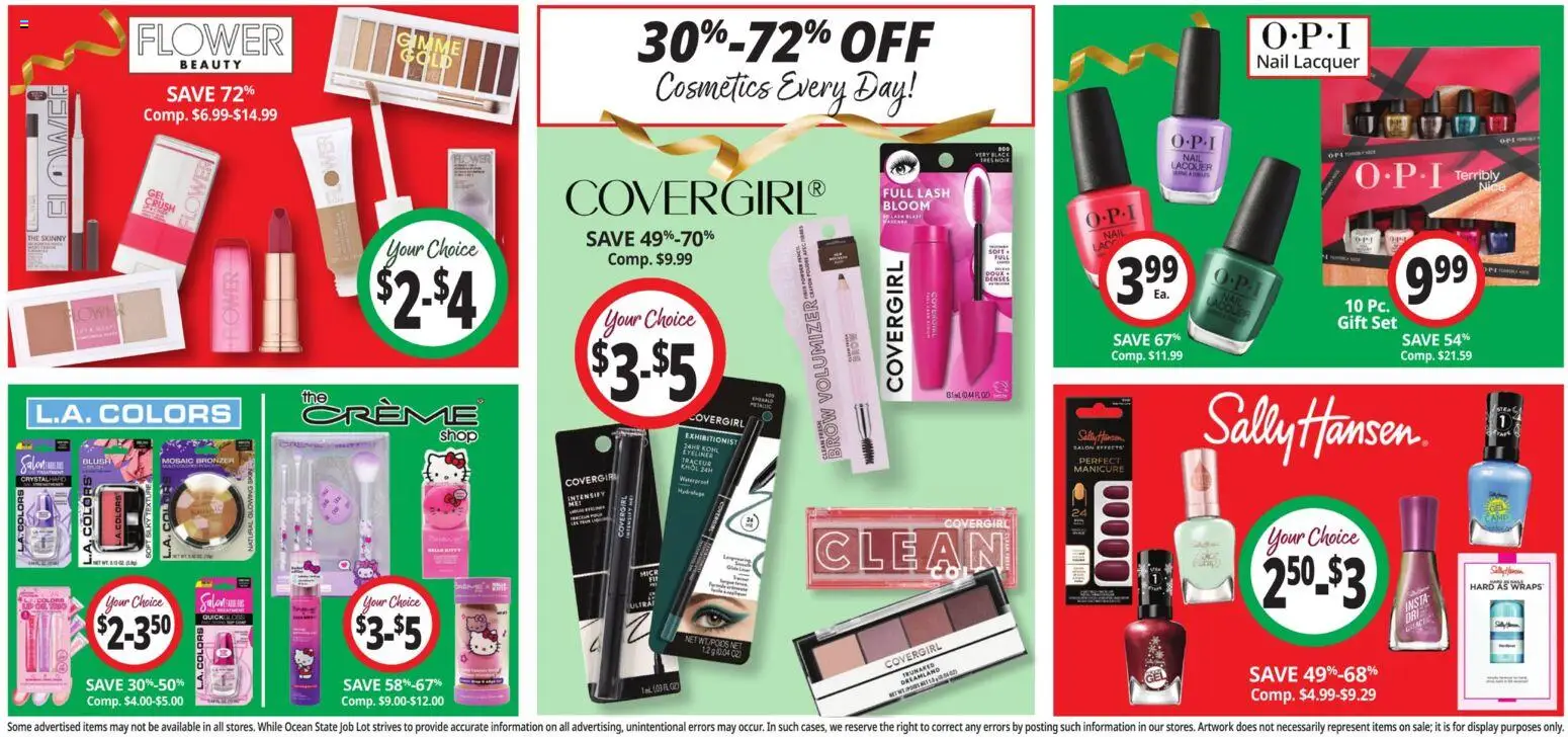 Ocean State Job Lot Weekly Ad - valid from 18.12.2025 | Page: 14 | Products: Nail, Bronzer, Eyeliner