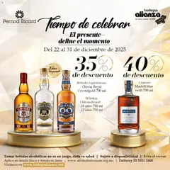 Vista previa de Bodegas Alianza catálogo Tiempo de celebrar, nuevo folleto de la tienda, válido en México a partir del 22.12.2025