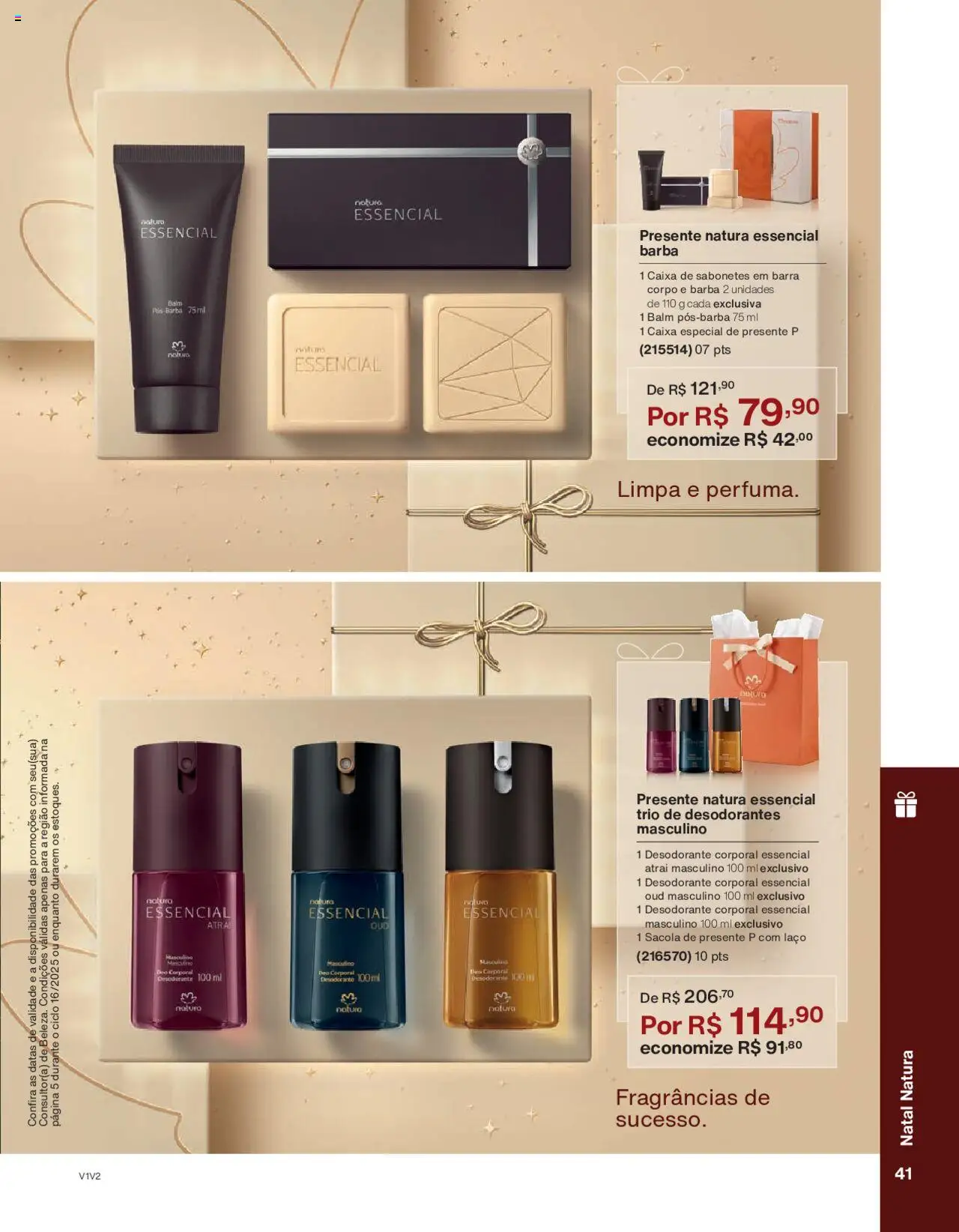 Natura Folheto - válido de 01.10.2025 | Página: 41 | Produtos: Desodorante, Caixa