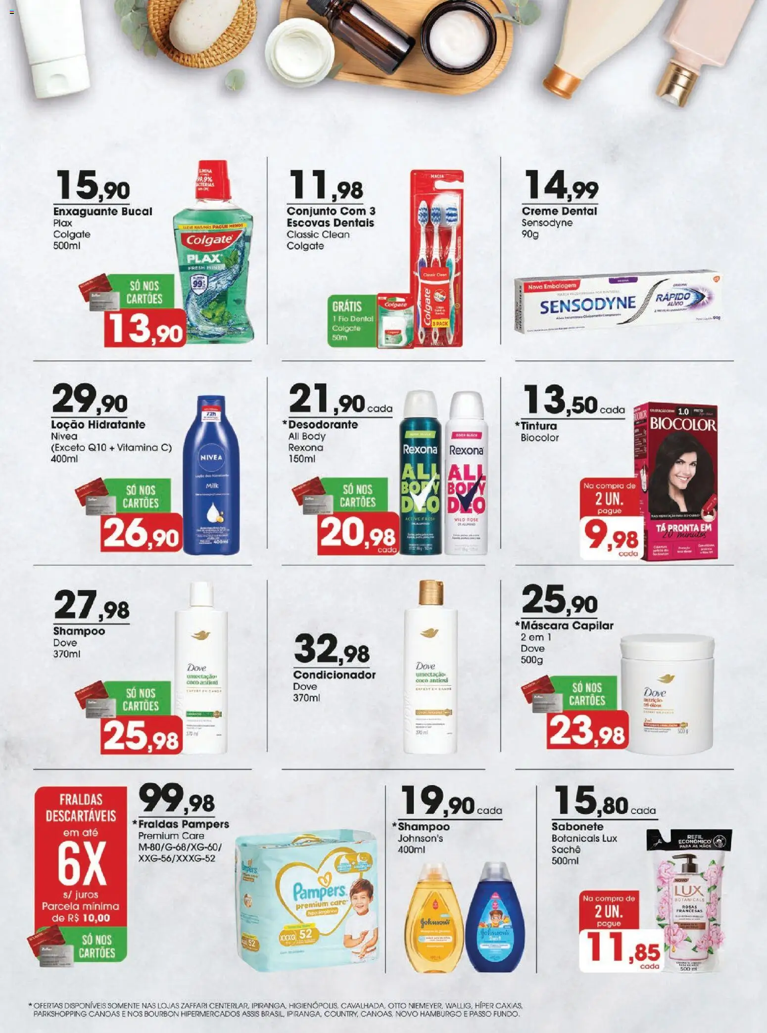 Zaffari Folheto - válido de 18.11.2025 | Página: 15 | Produtos: Desodorante, Creme, Dove, Body