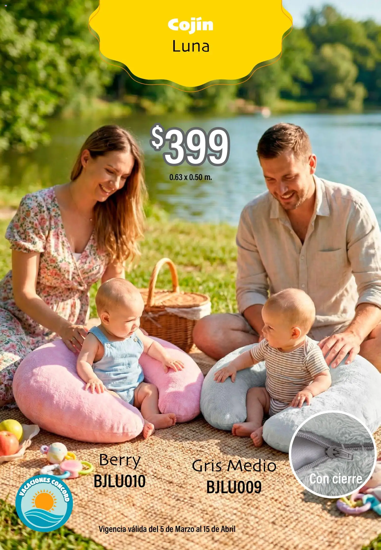 Nuevas ofertas de Colchas Concord válidas en toda la República Mexicana desde el 05.03.2026. ¡Encuentra las mejores ofertas en Colchas Concord catálogo Vacaciones! | Página: 30