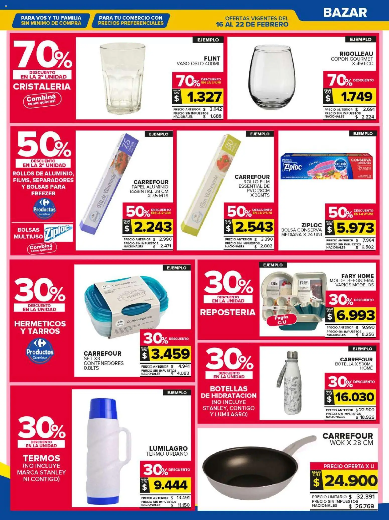 Carrefour Maxi catálogo │ válido desde el 16.02.2026 | Página: 26 | Productos: Bolsa, Botella, Termo, Wok