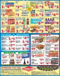 Preview of Foodland weekly ads valid from 14.01.2026 | Page: 2 | Products: Cheese, Chips, Ice cream, Cupcake